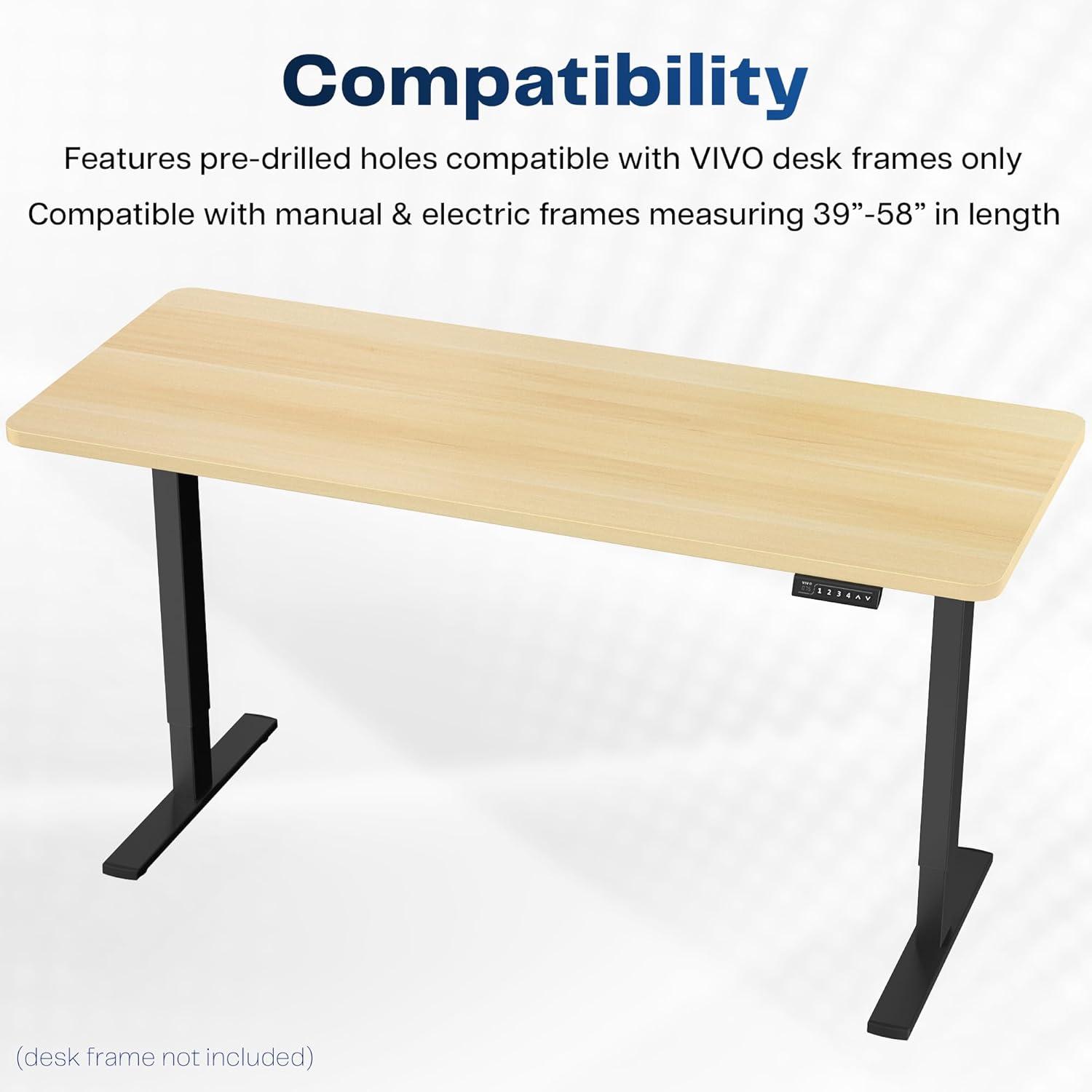 Vivo Universal Table Top for Sit to Stand Desk Frames