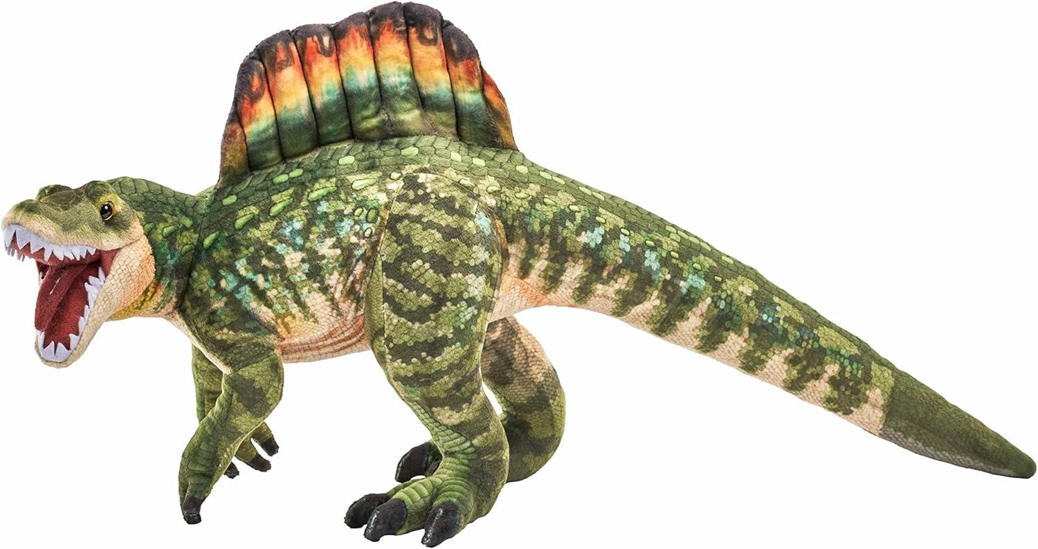 Wild Republic Artist Collection Spinosaurus Stuffed Animal, 15 Inches