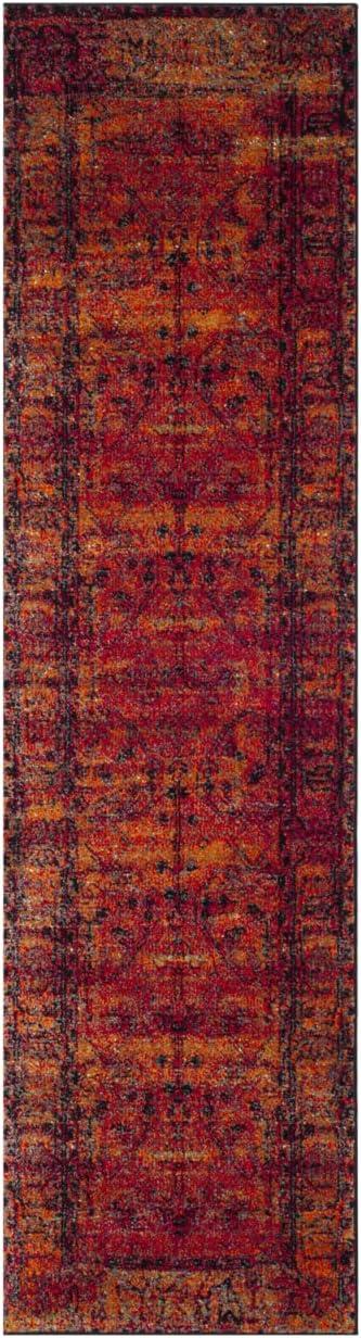 Vintage Hamadan VTH216 Power Loomed Runner Rug - Orange - 2'3"x10' - Safavieh.