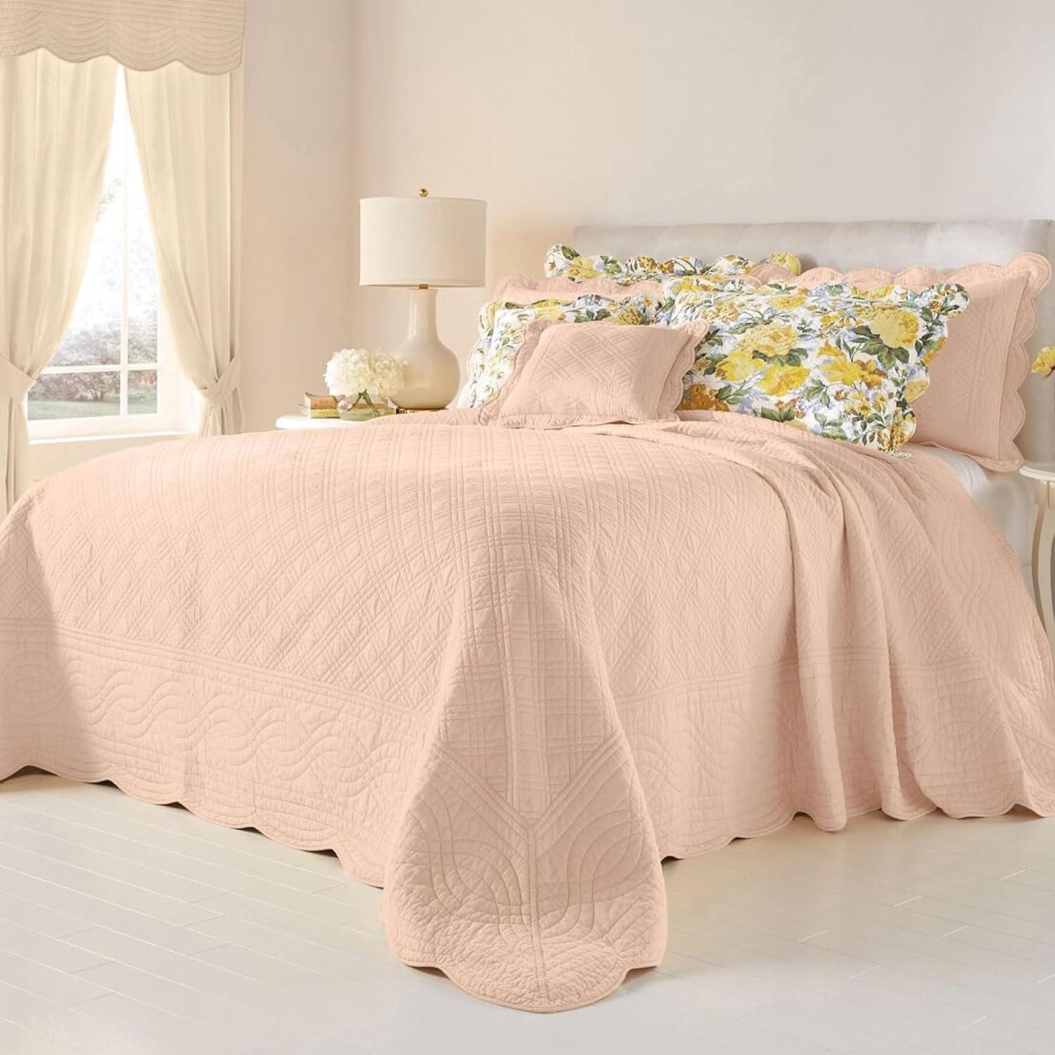 BrylaneHome Florence Oversized Bedspread - Twin, Floral Multi