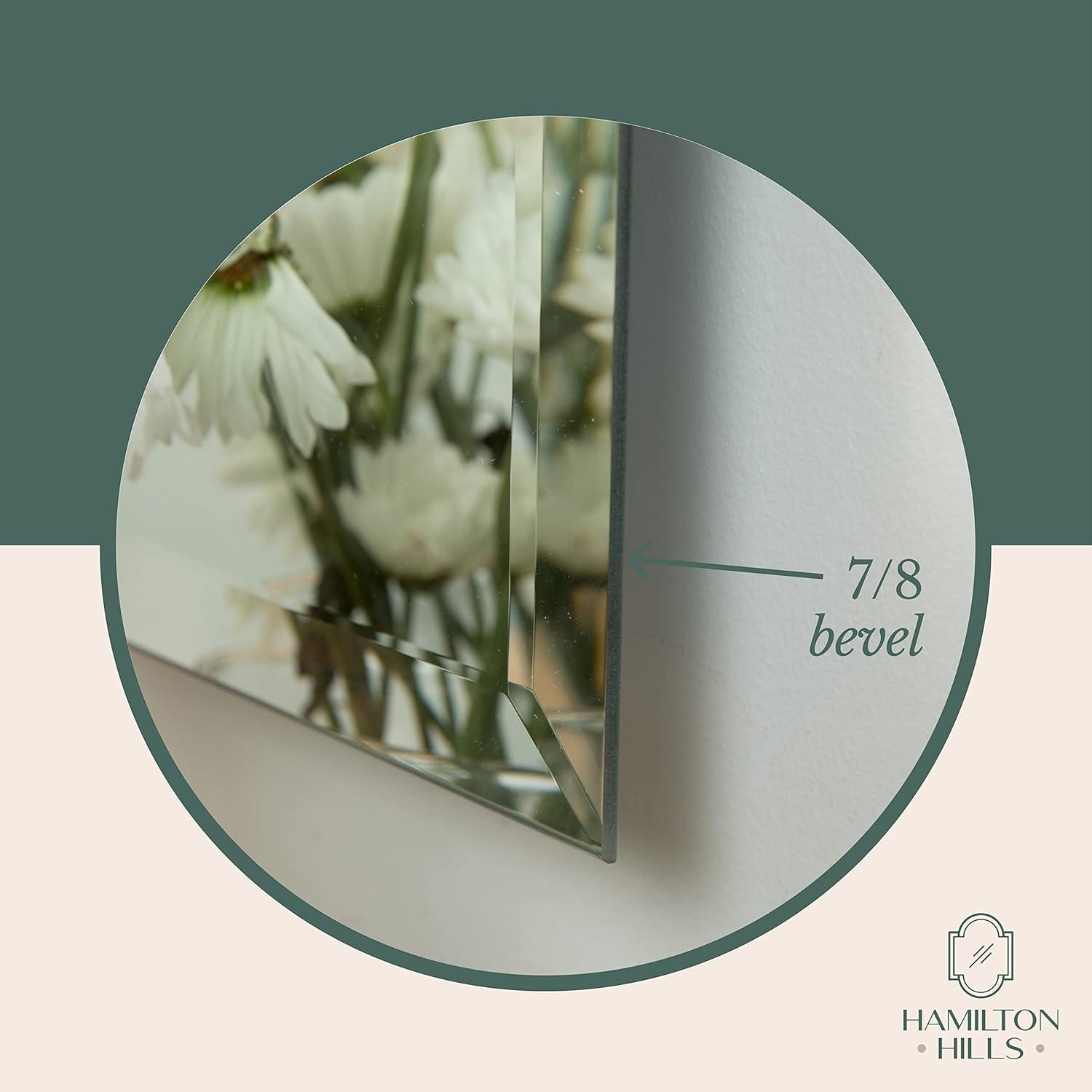 Ultra Thin Frameless Rectangular Beveled Mirror 30" x 40"