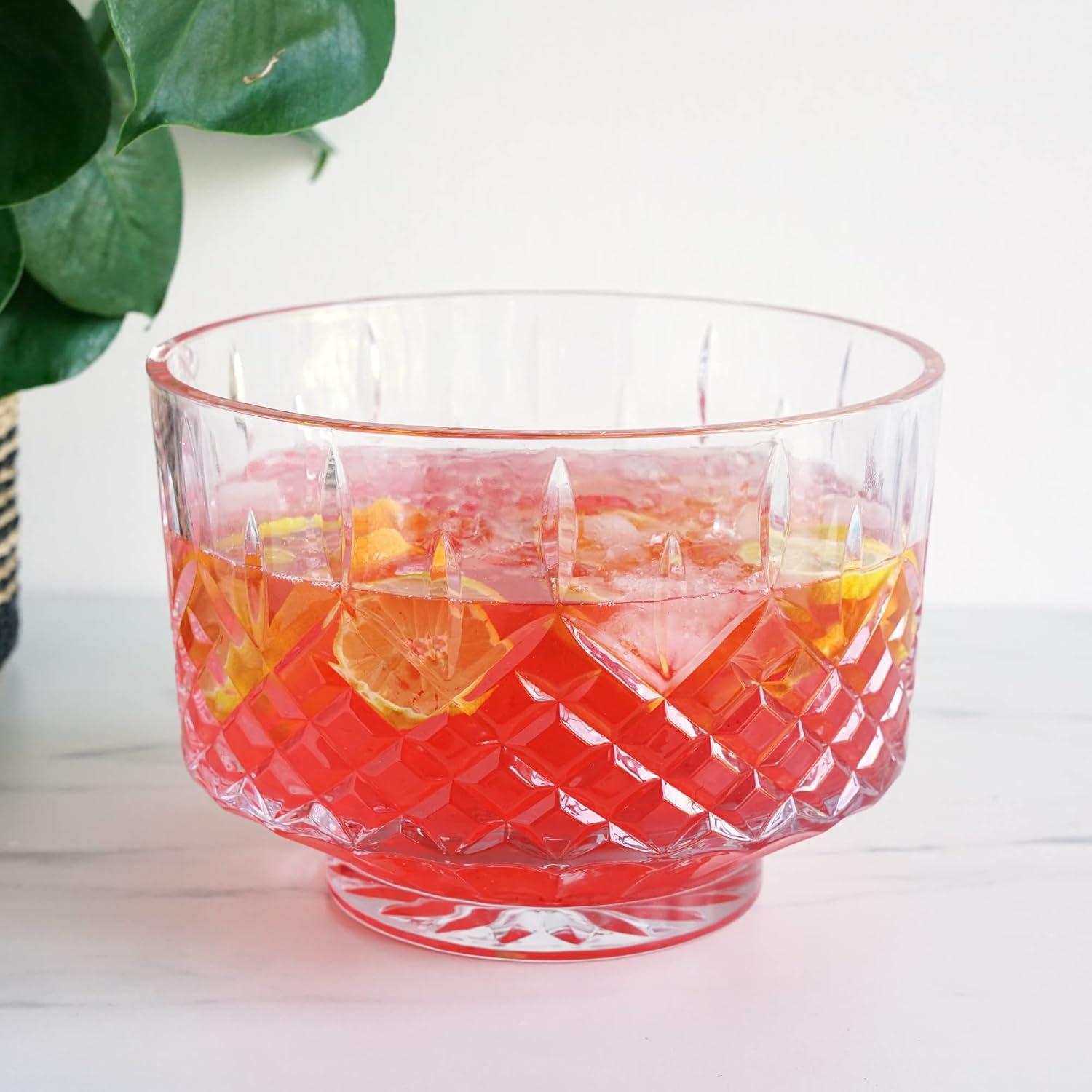 Admiral Crystal Punch Bowl