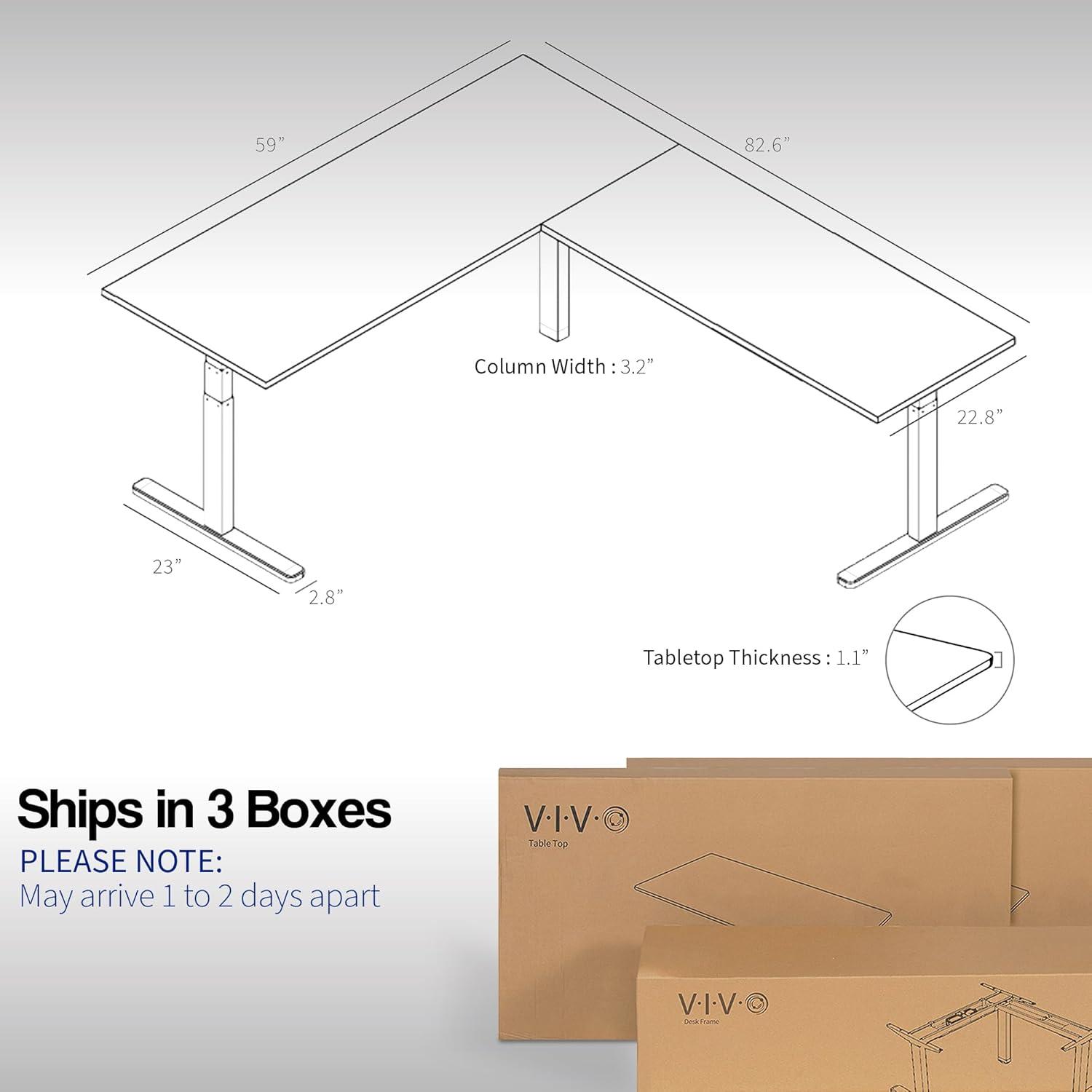 Electric 83" x 60" Stand Up Corner Desk