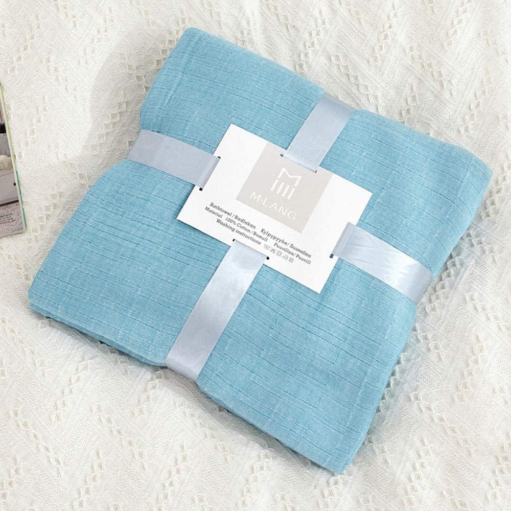 Full Size Blue Muslin Cotton Quilt for Kids