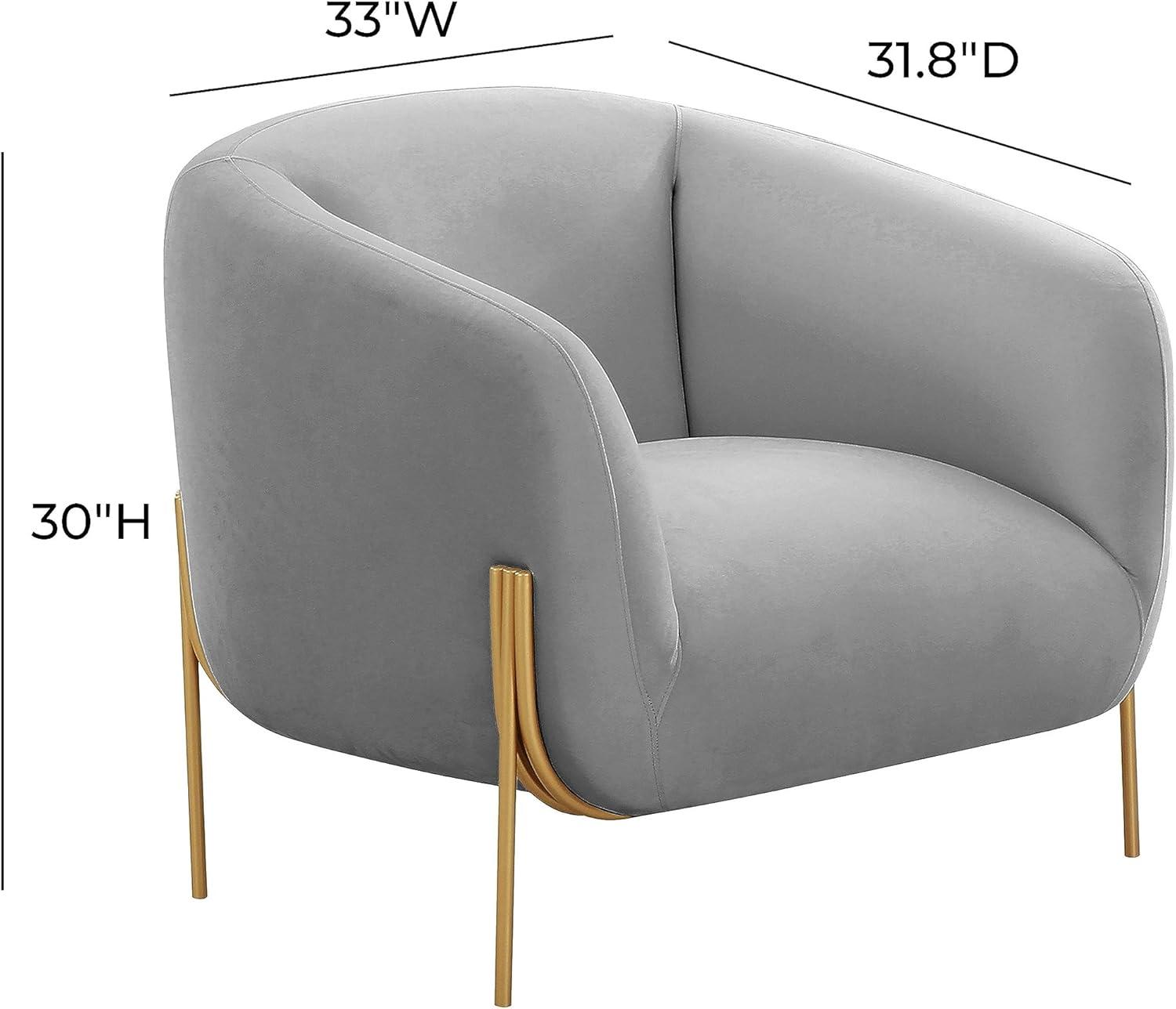 TOV Furniture Kandra Velvet Accent Chair