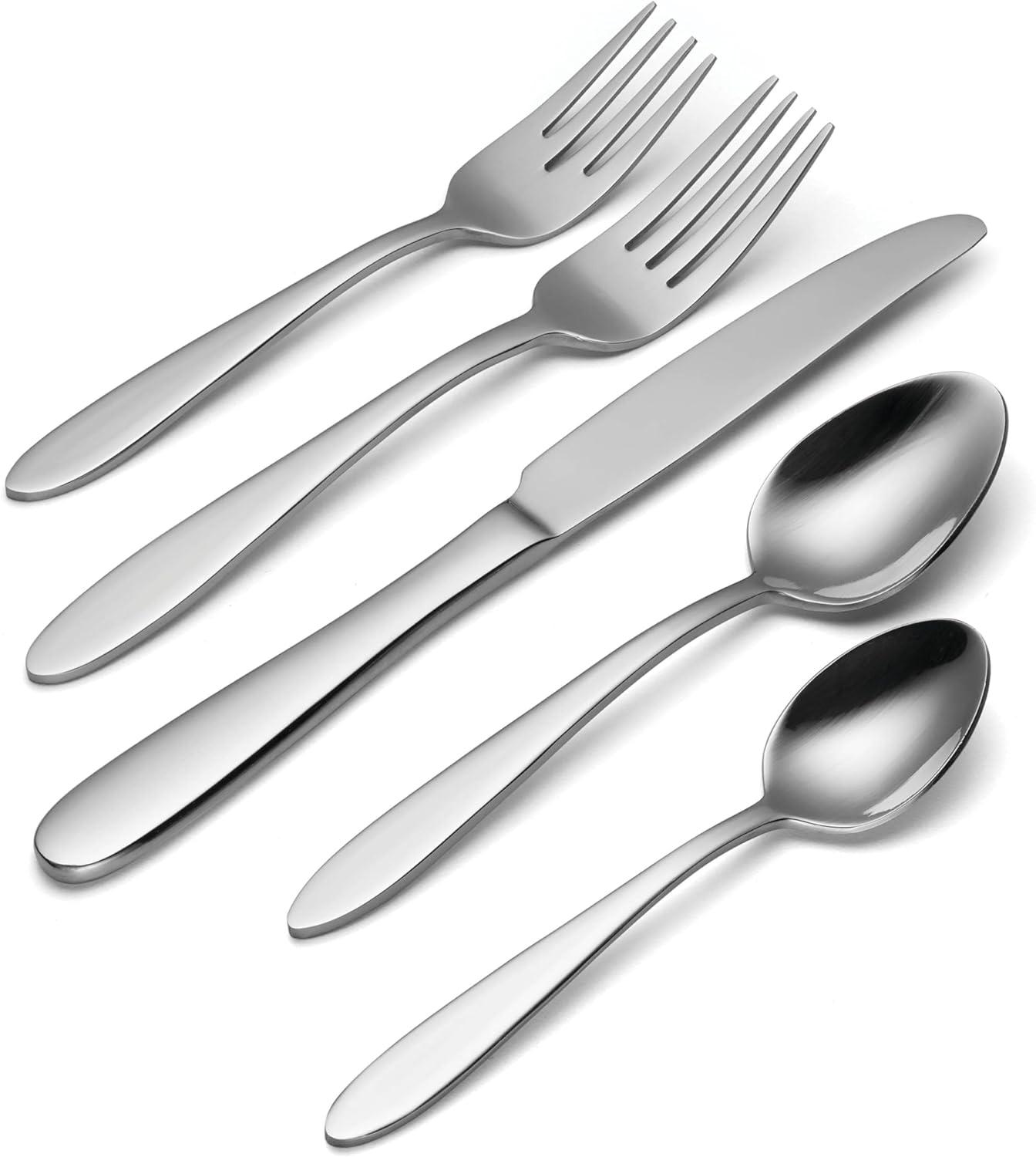 Oneida 20pc Stainless Steel Mooncrest Flatware Set