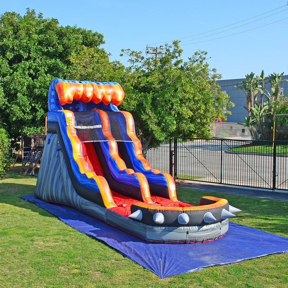 JumpOrange JumpOrange 15 FT Rocker Commercial Grade Water Slide with Pool (with Blower)