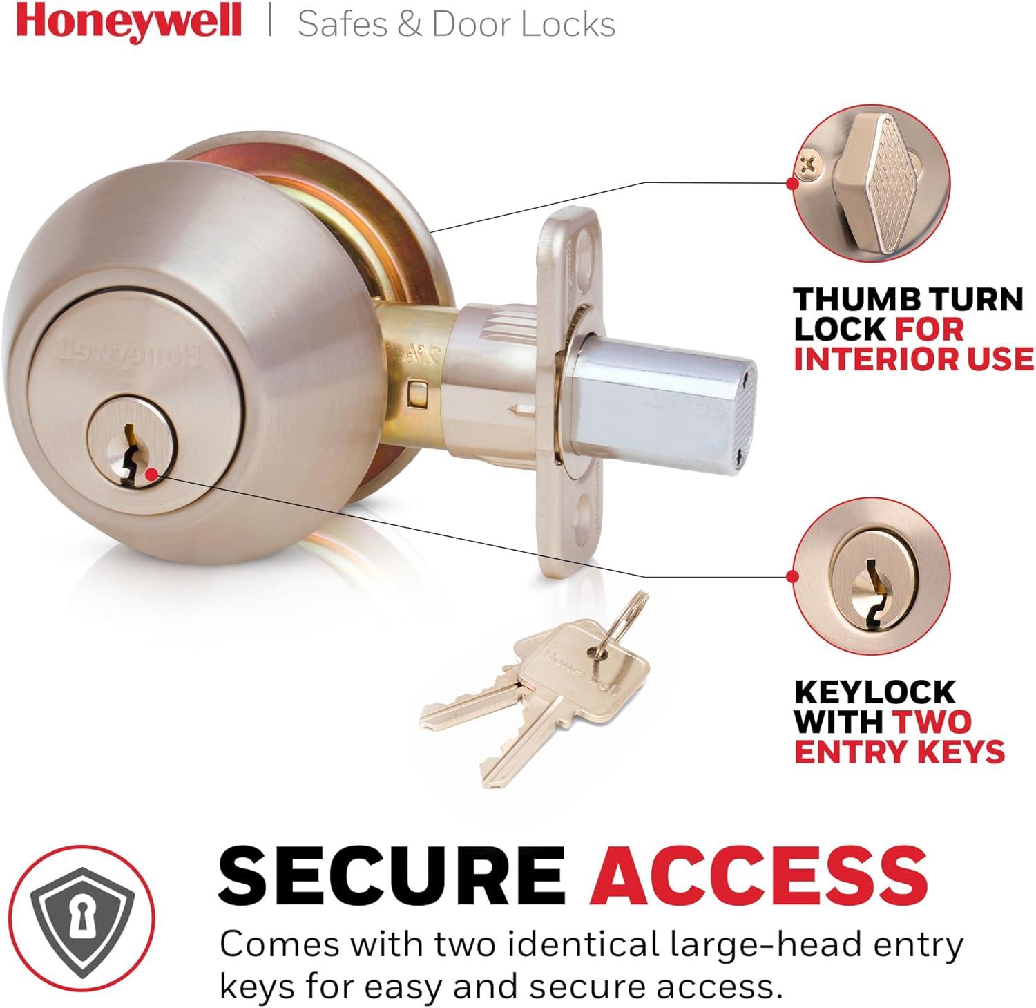 Honeywell 8111309 Single Cylinder Deadbolt