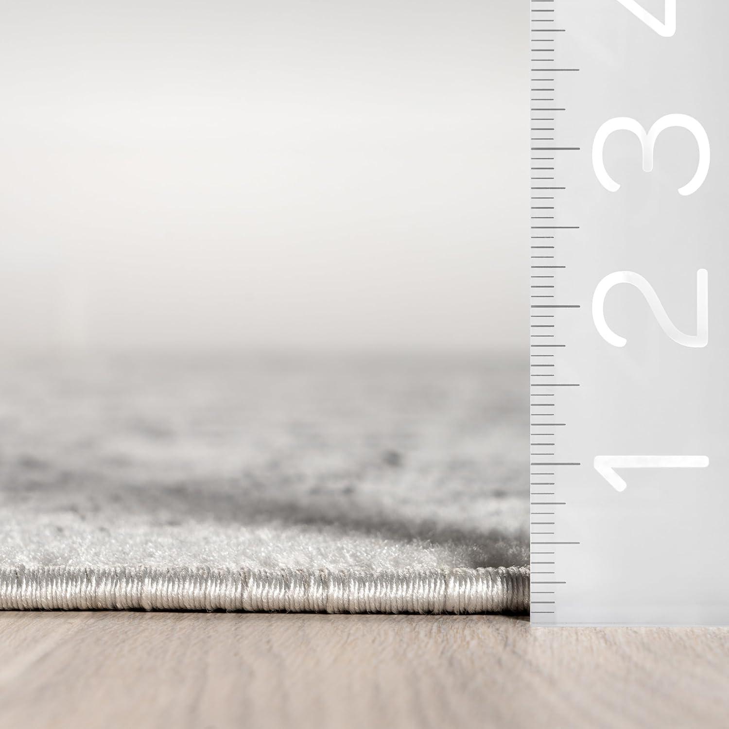 Nuloom Arlena Medallion 10x13 Indoor Area Rug for Living Room Bedroom Dining Room Kitchen, Grey/Ivory