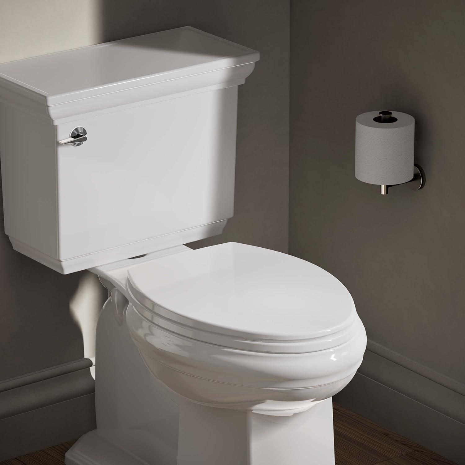 Kohler Brevia Quiet-Close Toilet Seat with Grip-Tight Bumpers and Quick-Attach Hardware