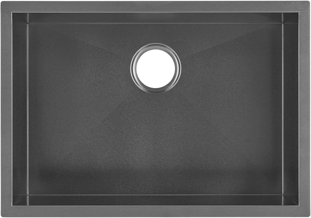 Tourner 26 x 18 Stainless Steel, Single Basin, Undermount Kitchen Sink