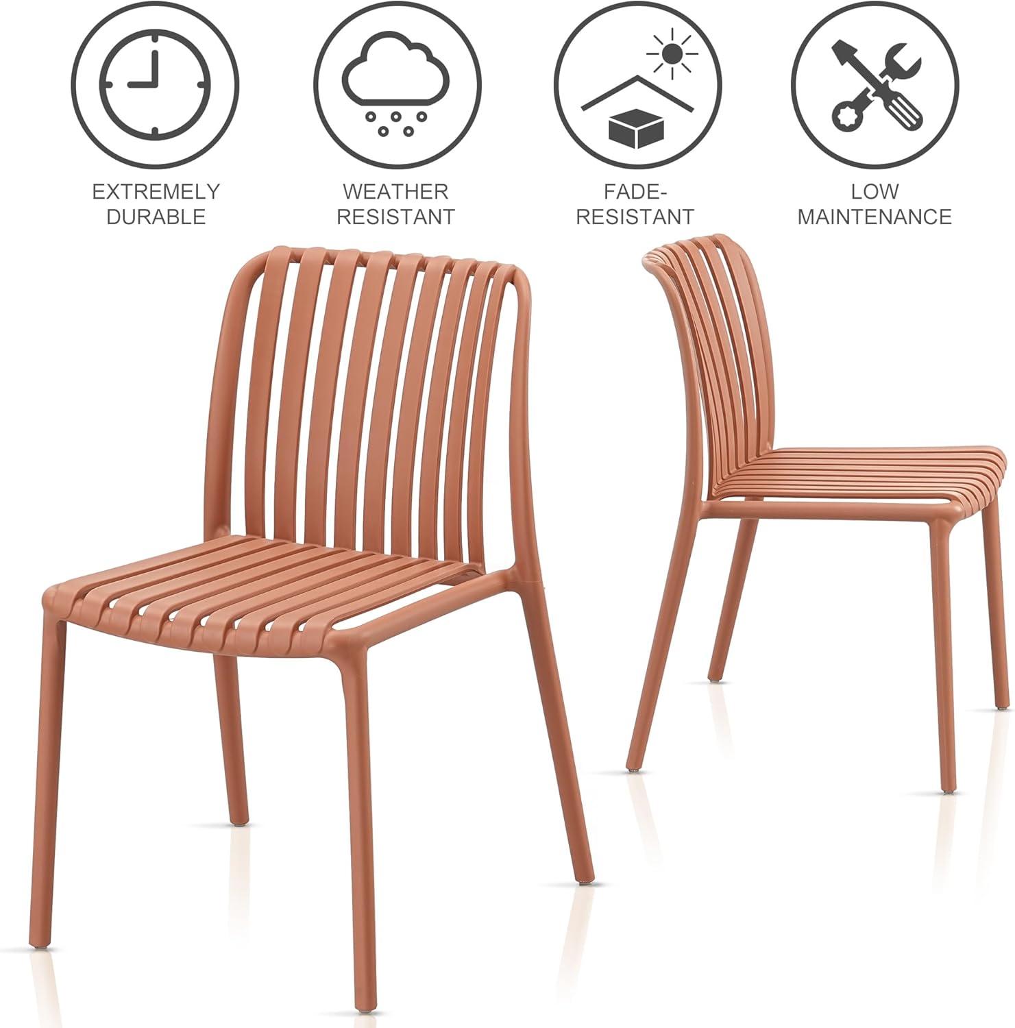 Stacking Parsons Chair Dining Chair