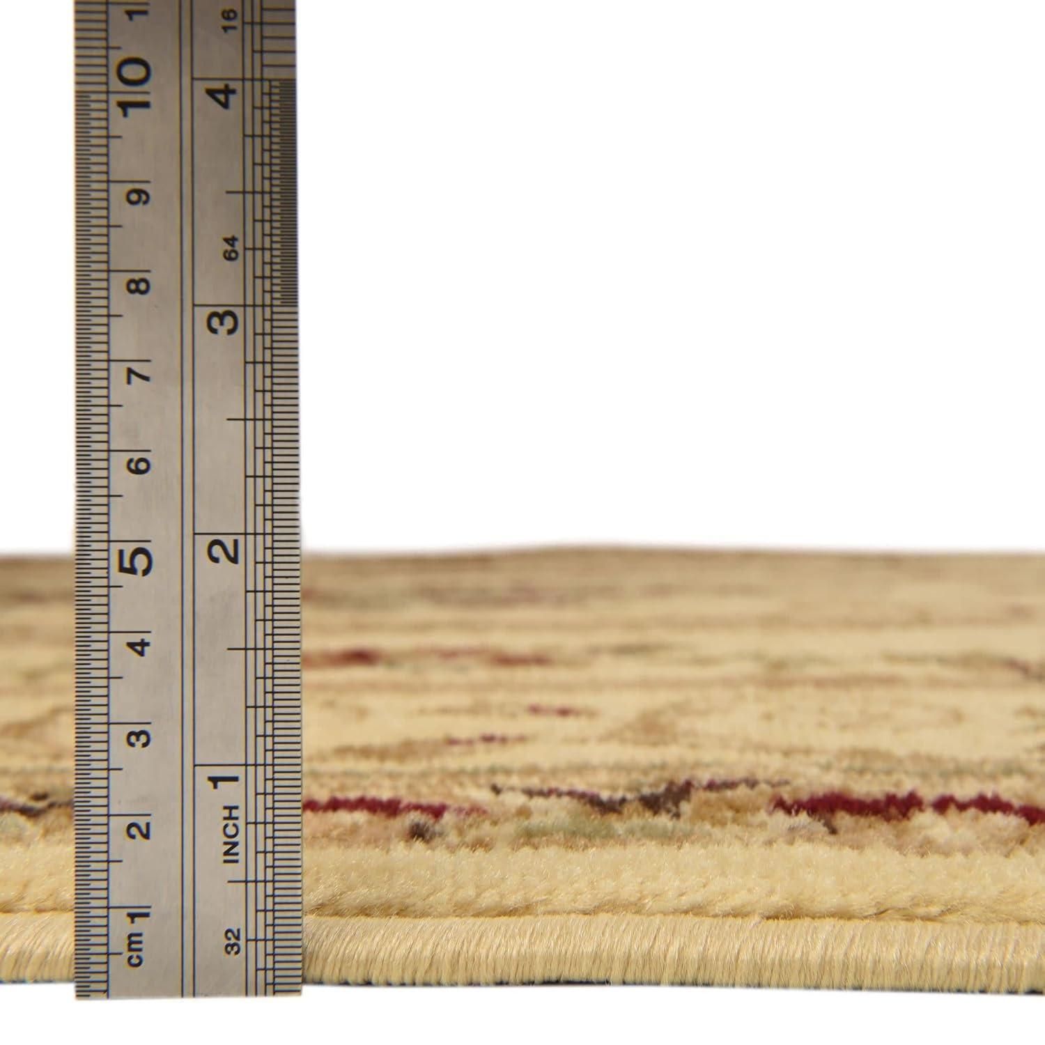 Unique Loom Versailles Collection Area Rug - Henry (10'  x 13' 1" Rectangle Cream/Green)