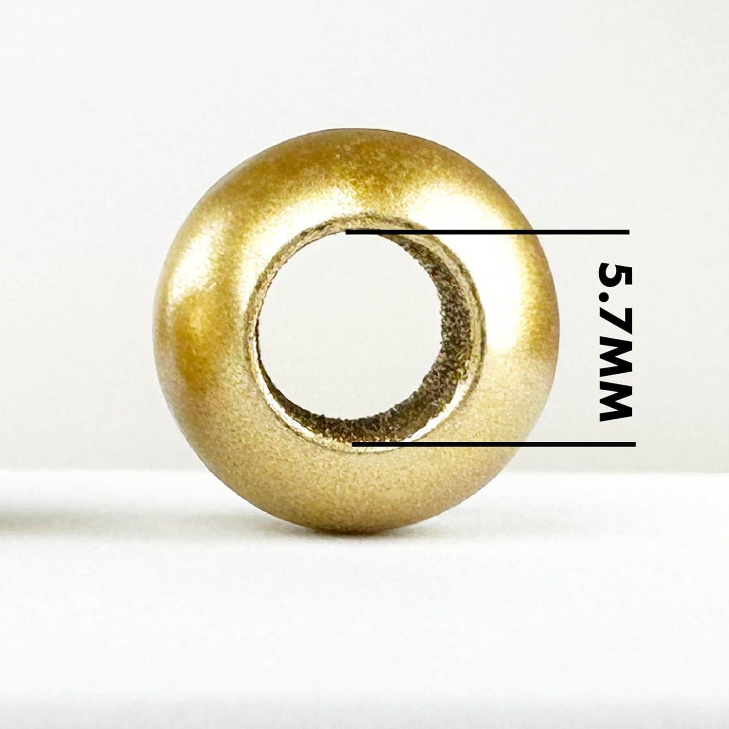 400 Multicolor Matte Metallic Acrylic Large Hole Beads 12mm with 5.7mm Hole