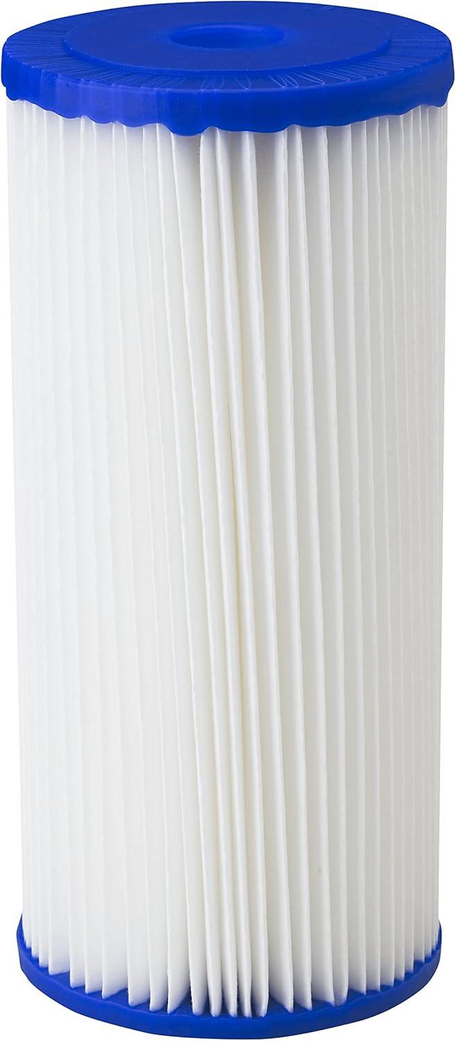 Heavy Duty Pleated Sediment Filter Cartridge, 9.75 x 4.5 Inch