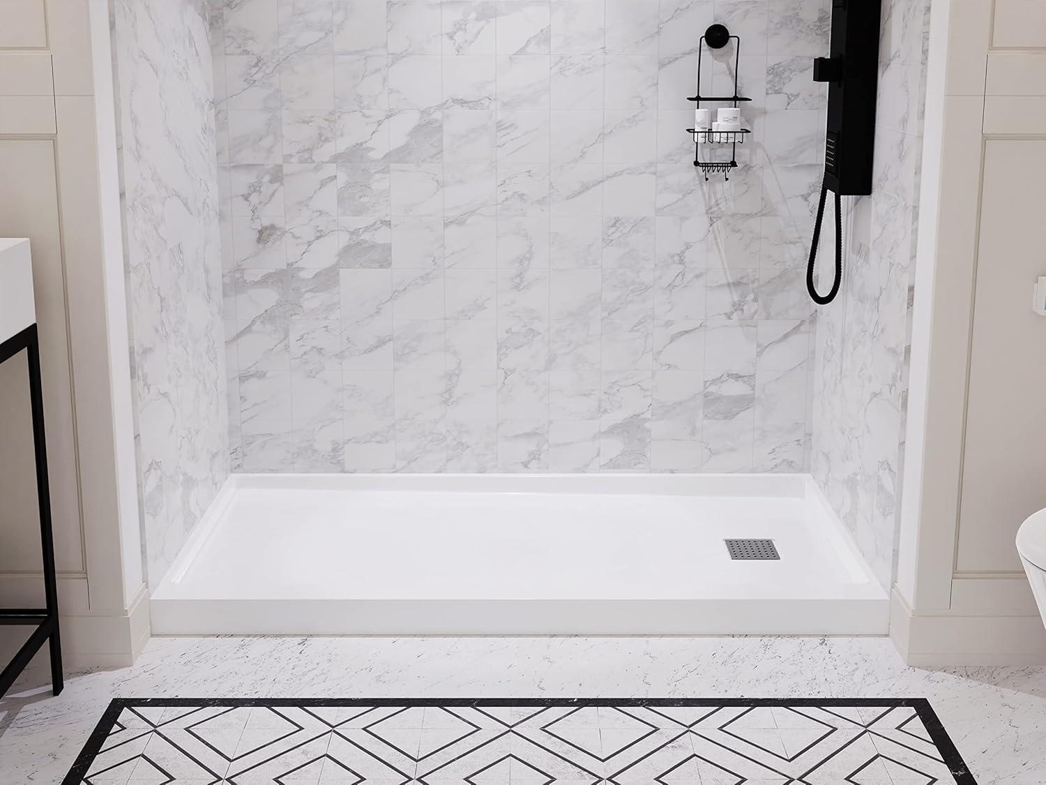 30'' W 60'' D Rectangular Triple Shower Base