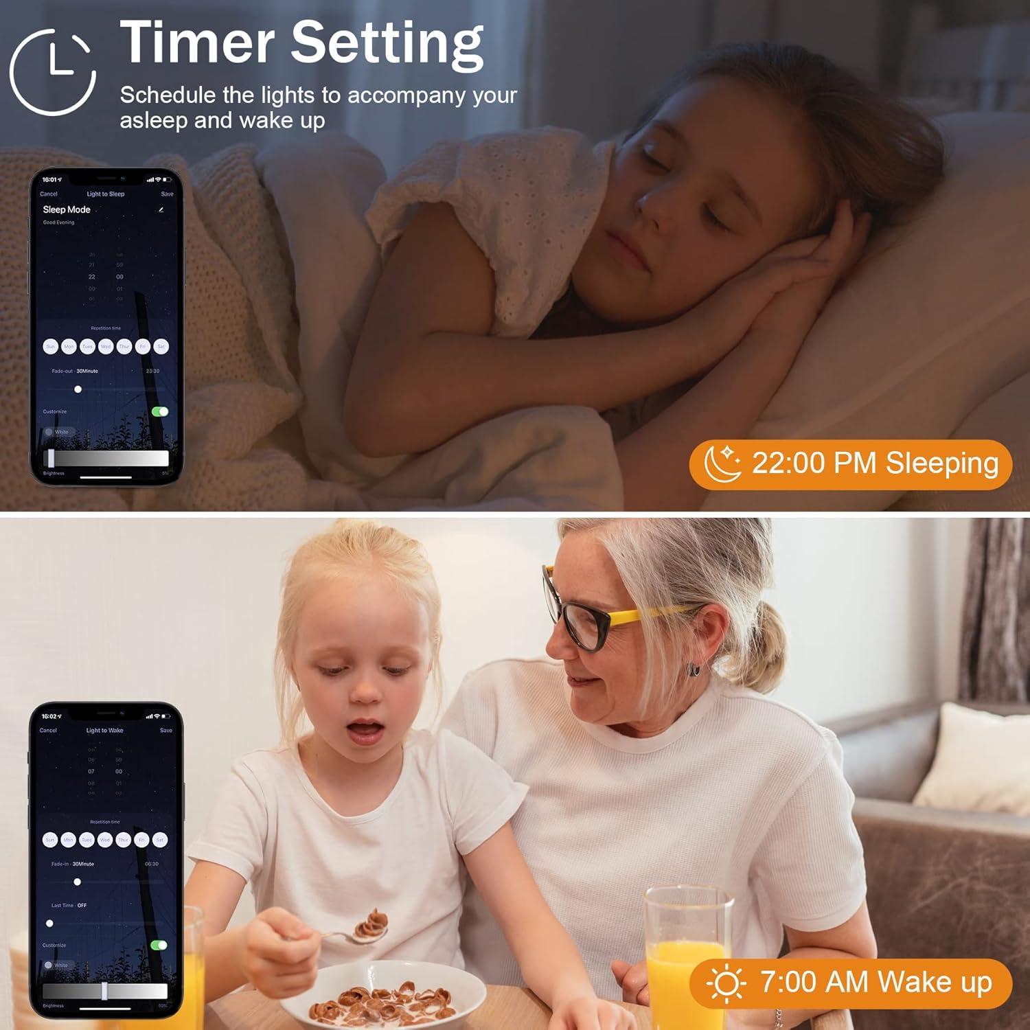 Under Cabinet Lights Kit, LED Smart Dimmable Strip Lighting Fixtures, 24V Plug in Linkable Bar LED Counter Lights for Pantry, Kitchen, Shelf, Bookcases, Showcase (10 PCS, Cold White)