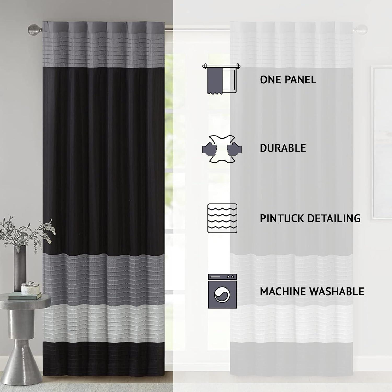 Amherst Polyoni Pintuck Curtain Panel