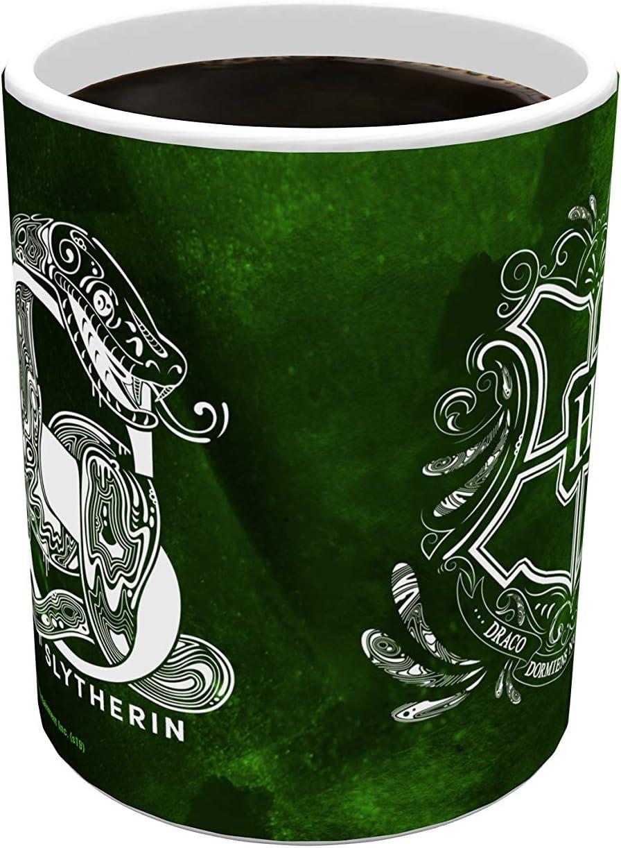 Harry Potter Aguamenti Slytherin Morphing Mugs Heat-Changing Drinkware - 11oz