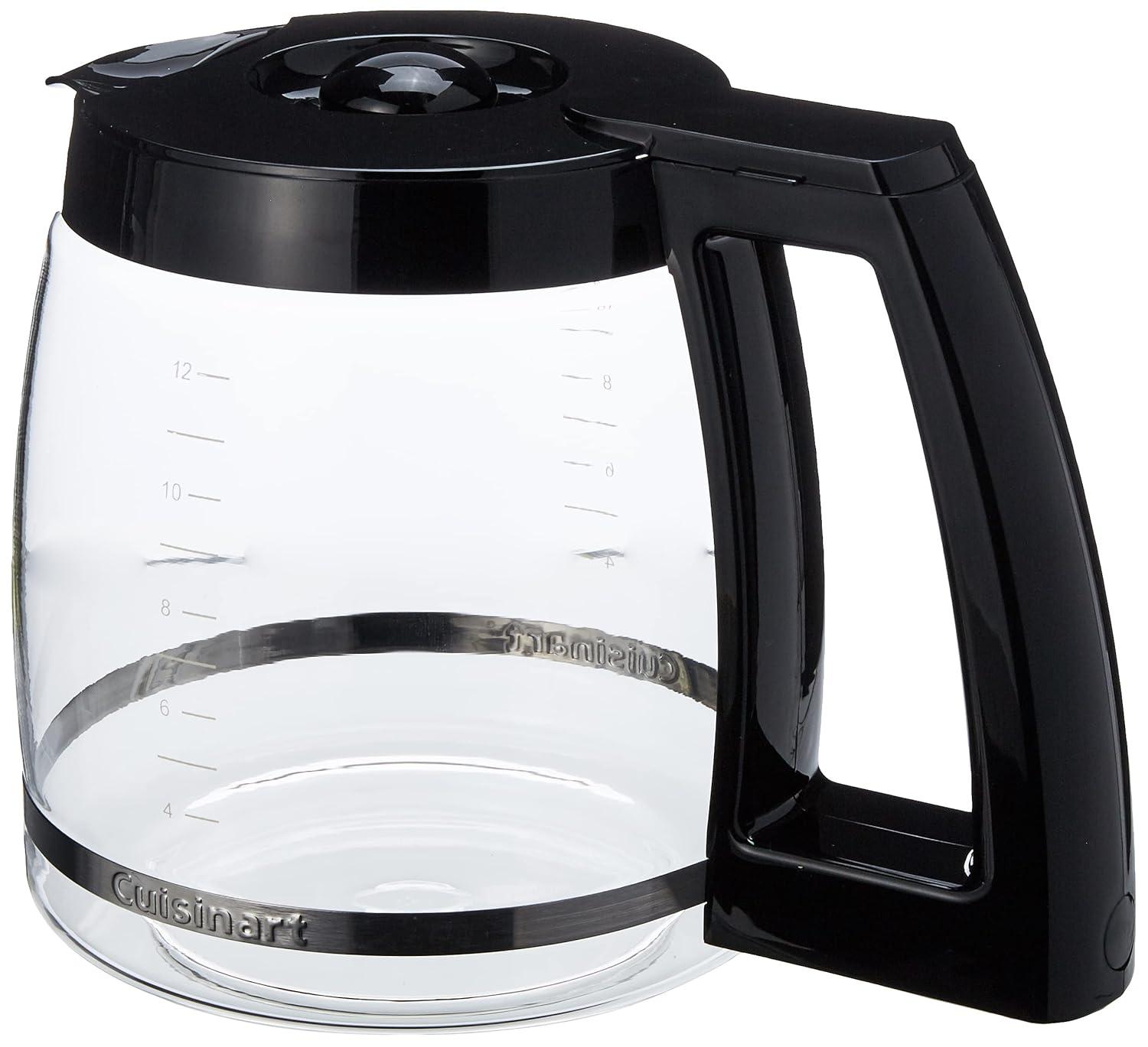 Cuisinart DCC-1200PRC 12-Cup Replacement Glass Carafe, Black