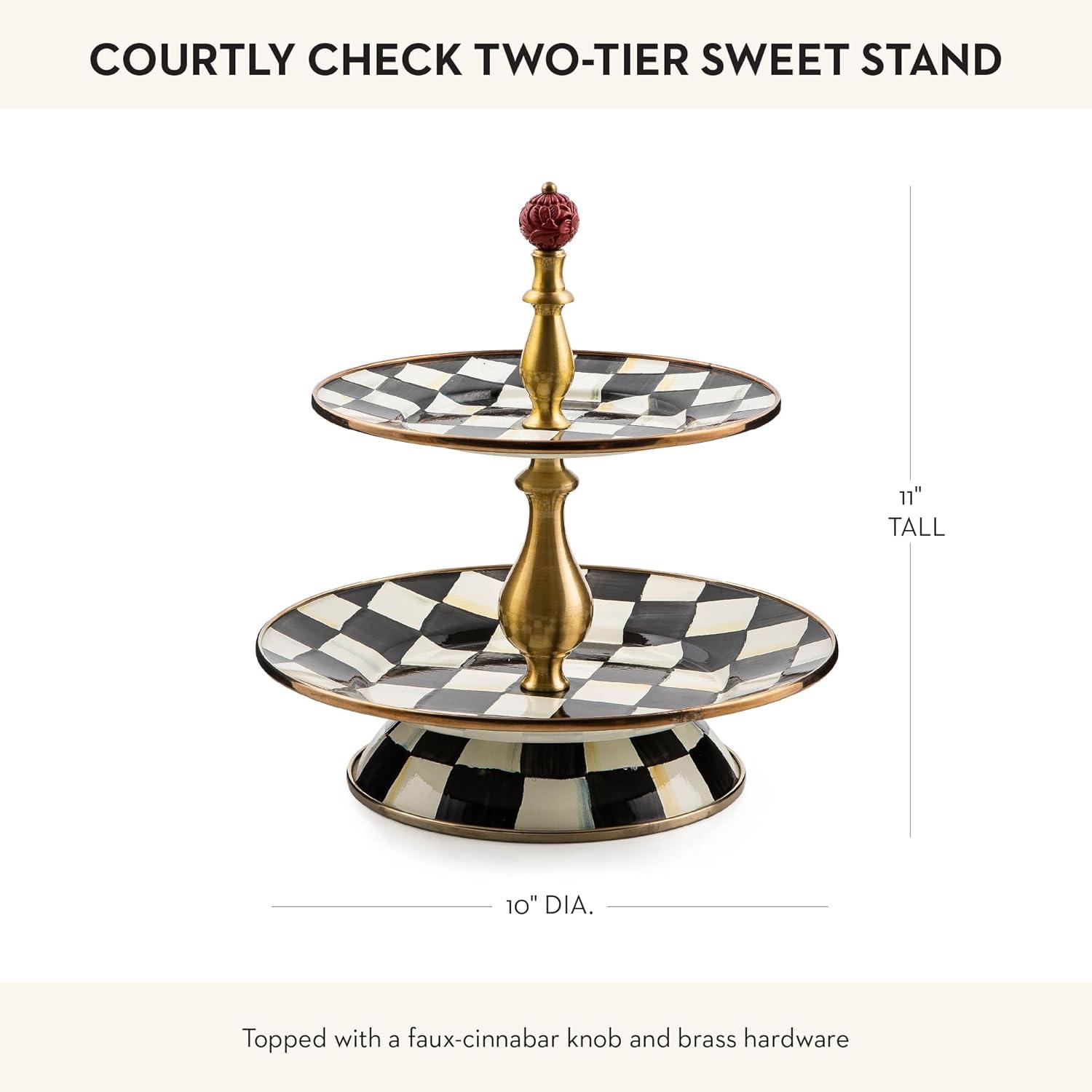 Courtly Check® Two Tier Sweet Stand