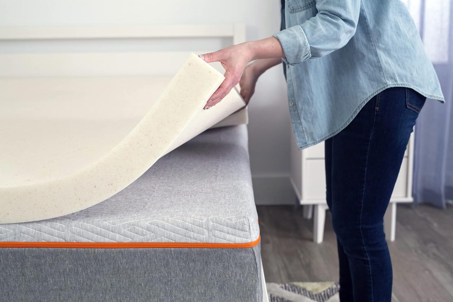 Craft & Trade Craft & Trade CopperGel Cooling, Pressure-Relieving Memory Foam Mattress Topper, 3 Inch