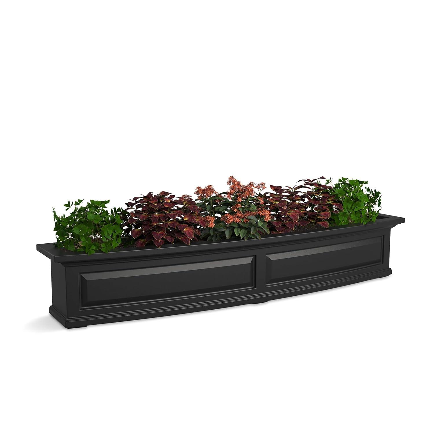 Nantucket Resin Window Box with Water Reservoir