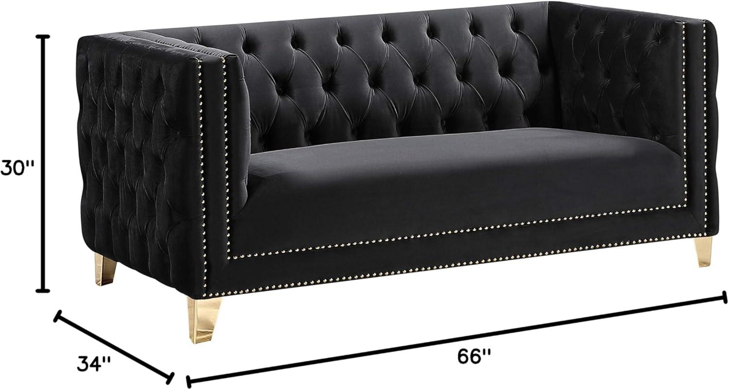 Sickels 66'' Velvet Loveseat