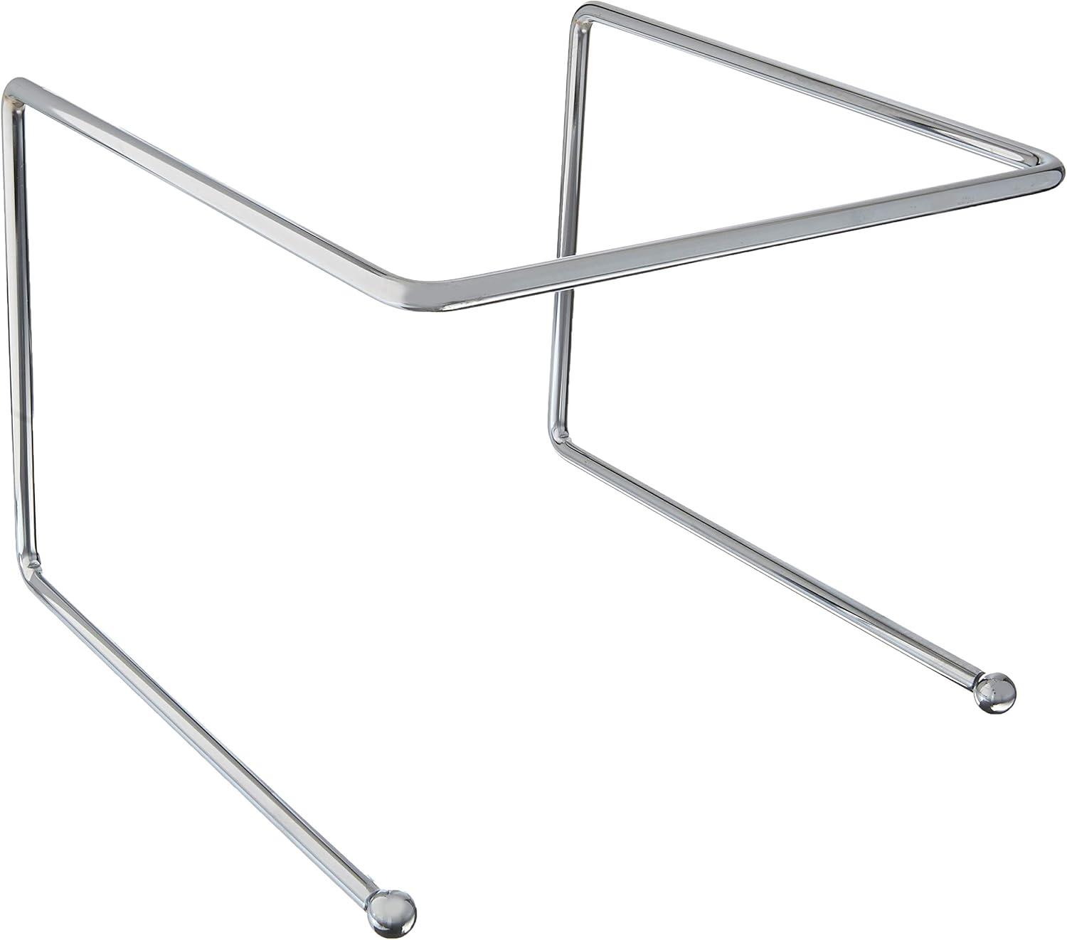 Chrome Plated Aluminum Universal Pizza Stand, 7" x 8" x 9"