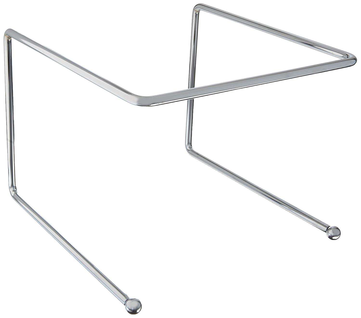 Chrome Plated Aluminum Universal Pizza Stand, 7" x 8" x 9"
