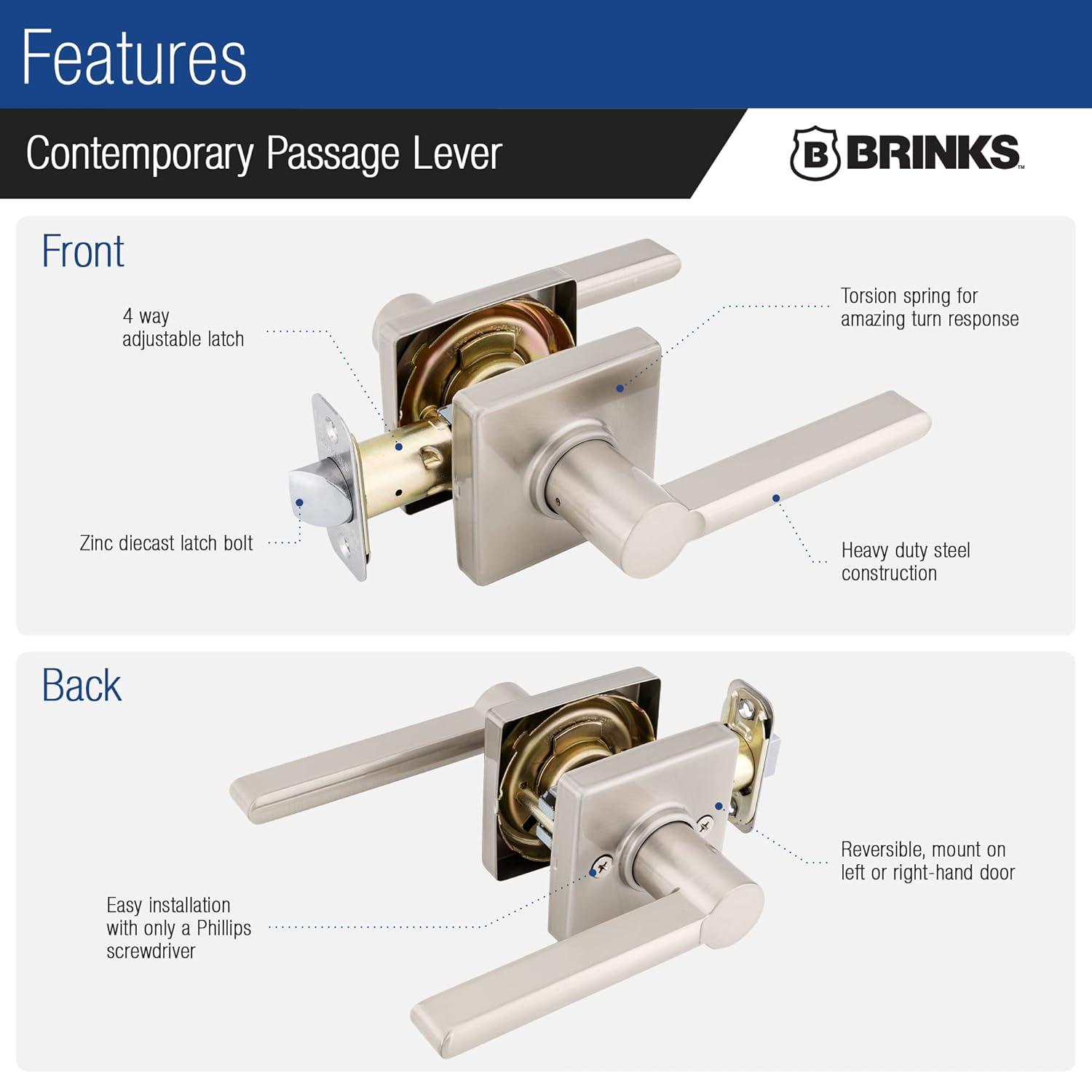 Brinks Mendocino Contemporary Passage Lever