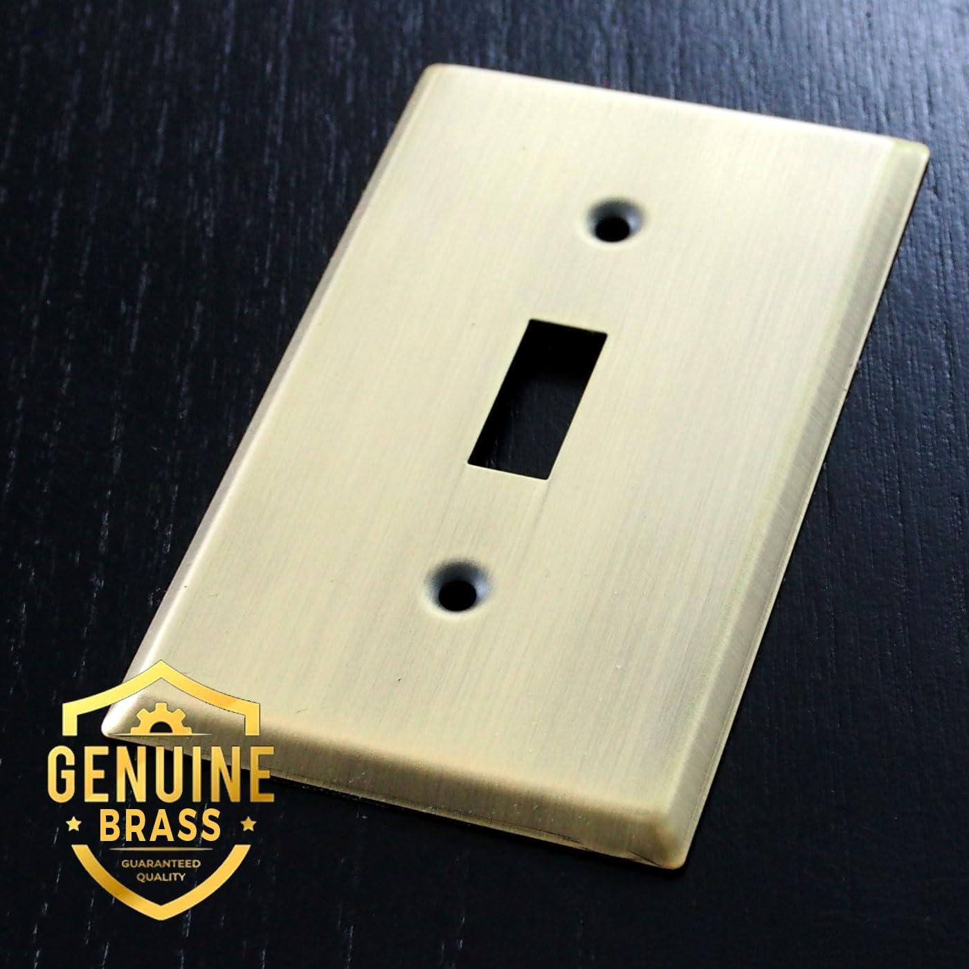Symple Stuff Tindal No Subject 1 - Gang Toggle Light Switch Jumbo Wall Plate