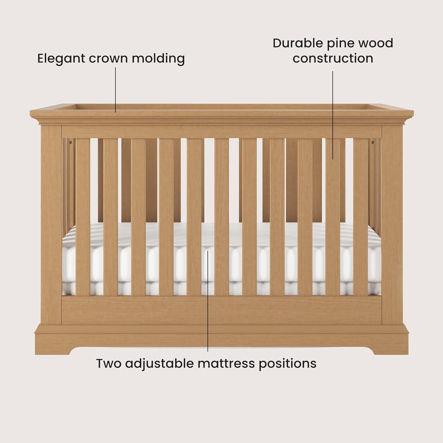 Jordyn Euro 4-in-1 Convertible Crib