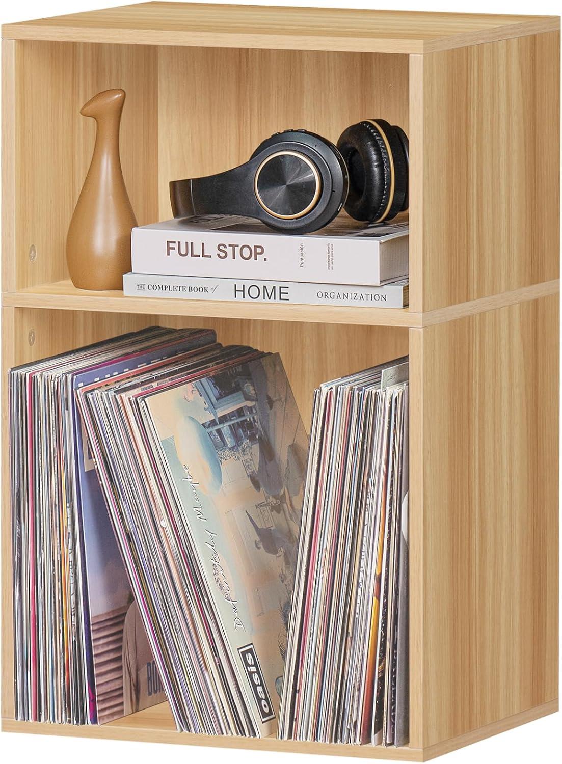 Satiny 7 Cube Bookshelf 3-Tier Bookcase with Legs, Mint-Green Kids Book Shelf Cute Storage Organizer, Toy Shelves Bookshelves,Wood Display Bookcases