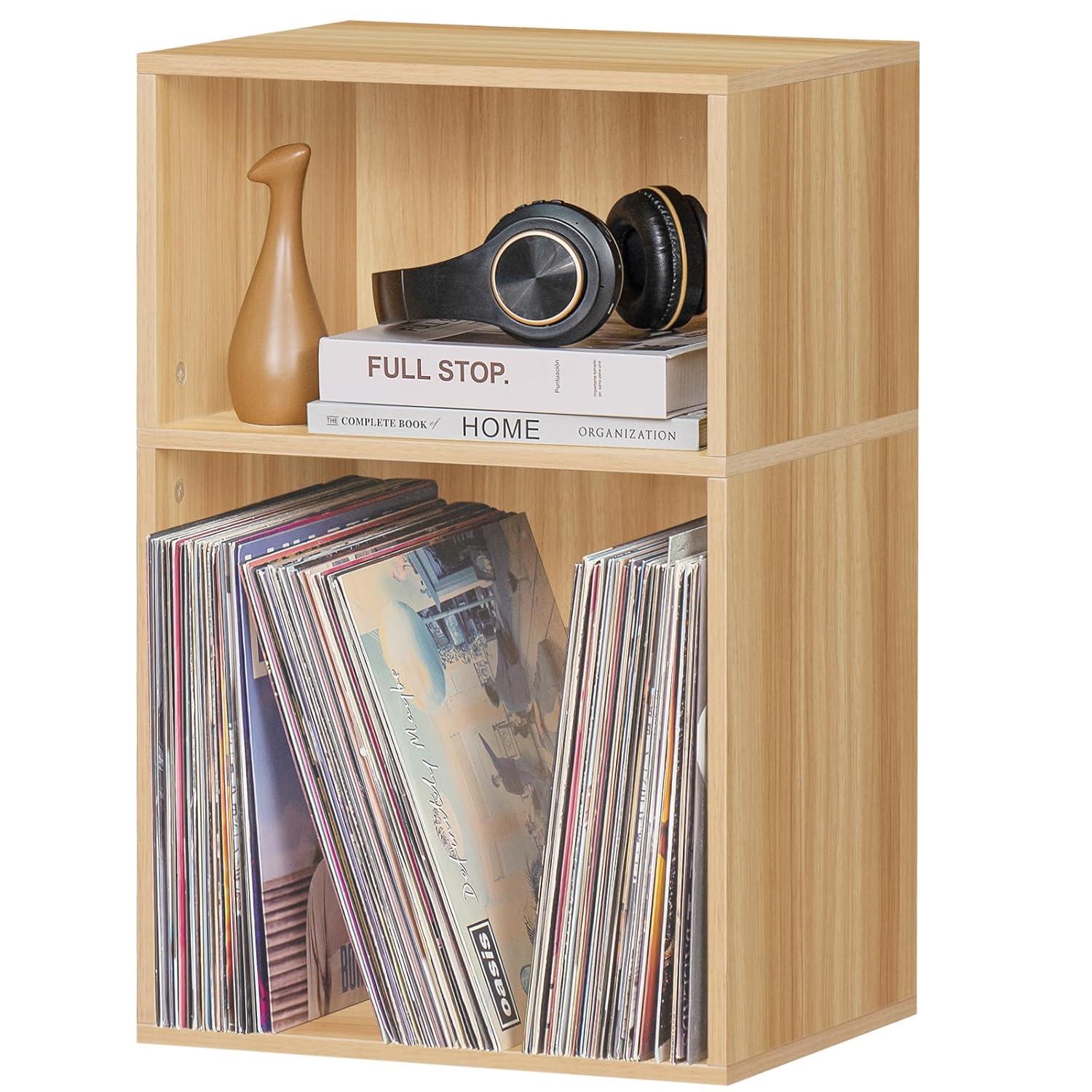 Satiny 7 Cube Bookshelf 3-Tier Bookcase with Legs, Mint-Green Kids Book Shelf Cute Storage Organizer, Toy Shelves Bookshelves,Wood Display Bookcases