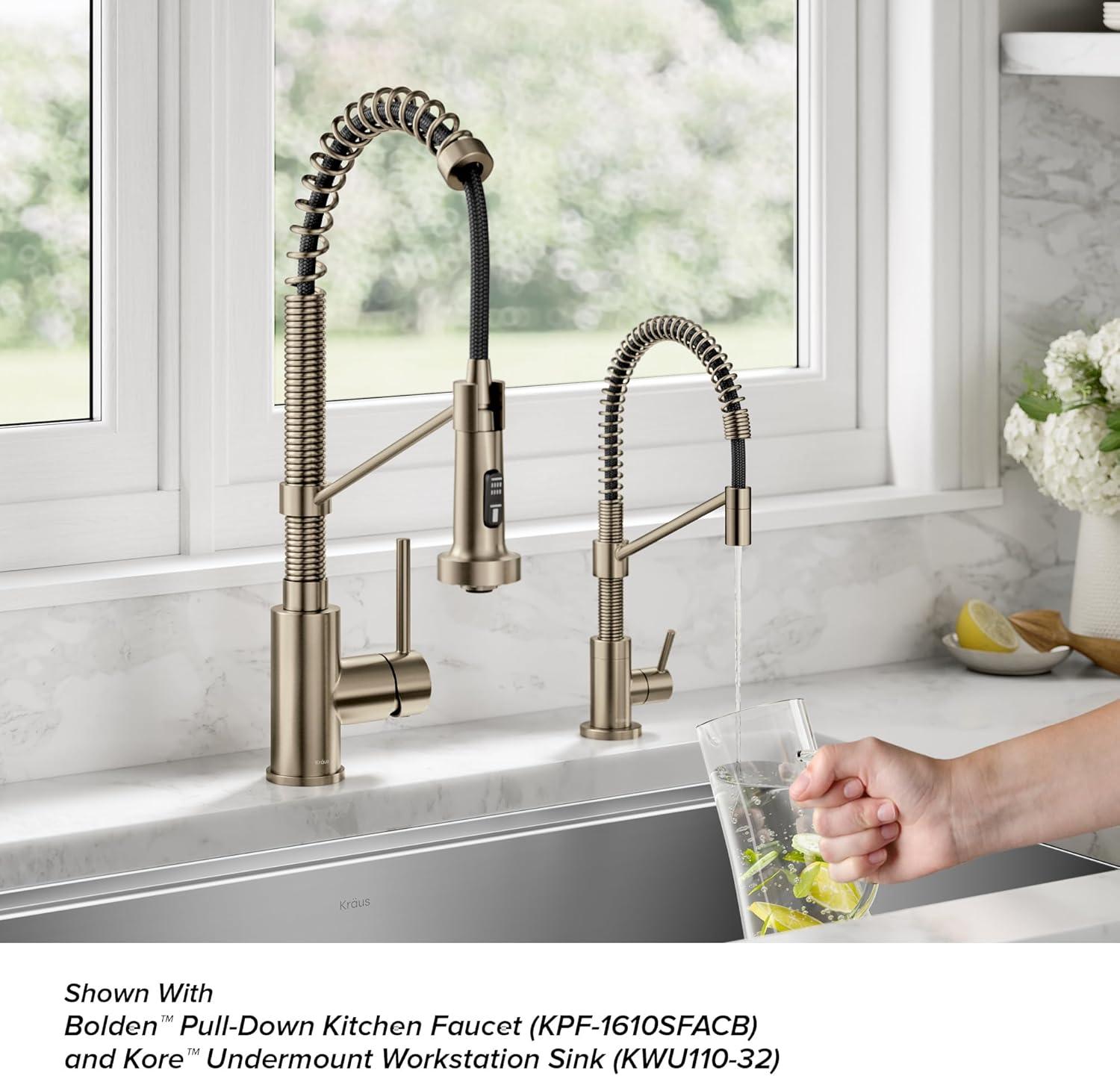 KRAUS Bolden Single Handle Drinking Water Filter Faucet for Reverse Osmosis or Water Filtration System