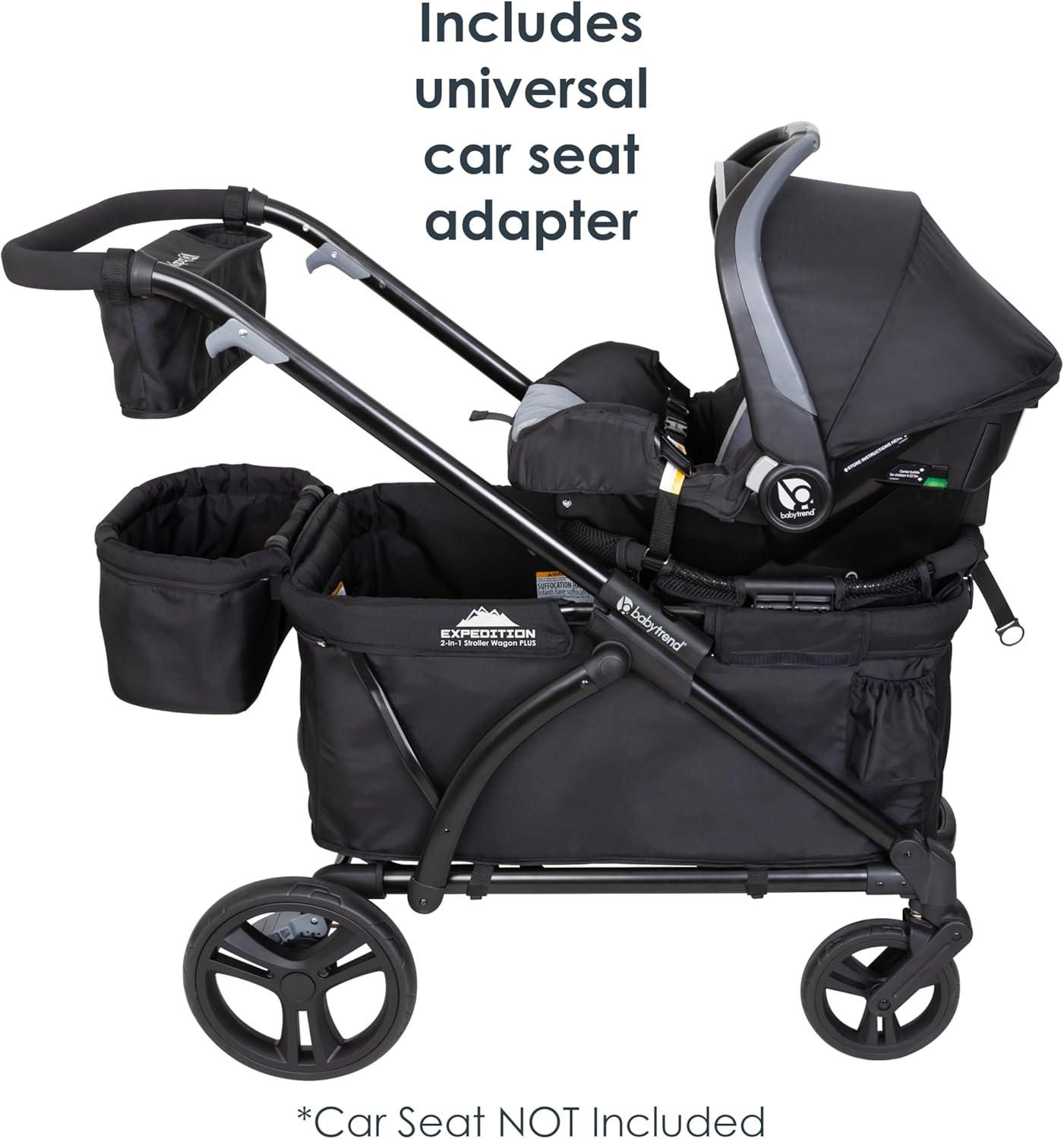 Baby Trend Baby Trend Foldable 4 Wheel Multi-Child Stroller with Storage