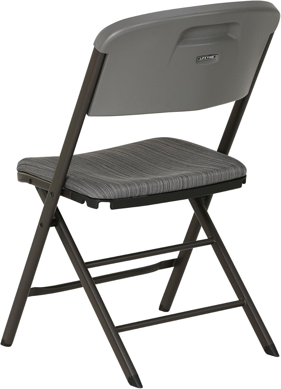 Lifetime Padded Folding Chair - 4 Pk (Commercial), Urban Gray - 480426