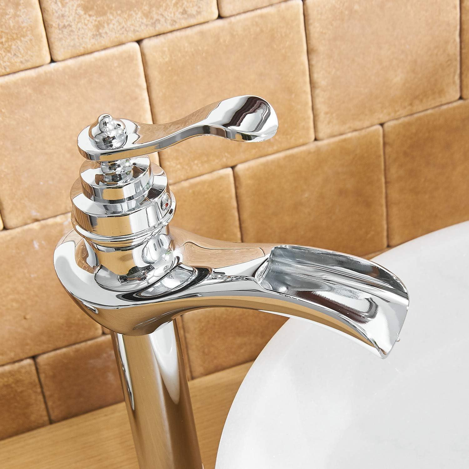 Vessel Sink Faucet Single-handle Bathroom Faucet with Drain Assembly