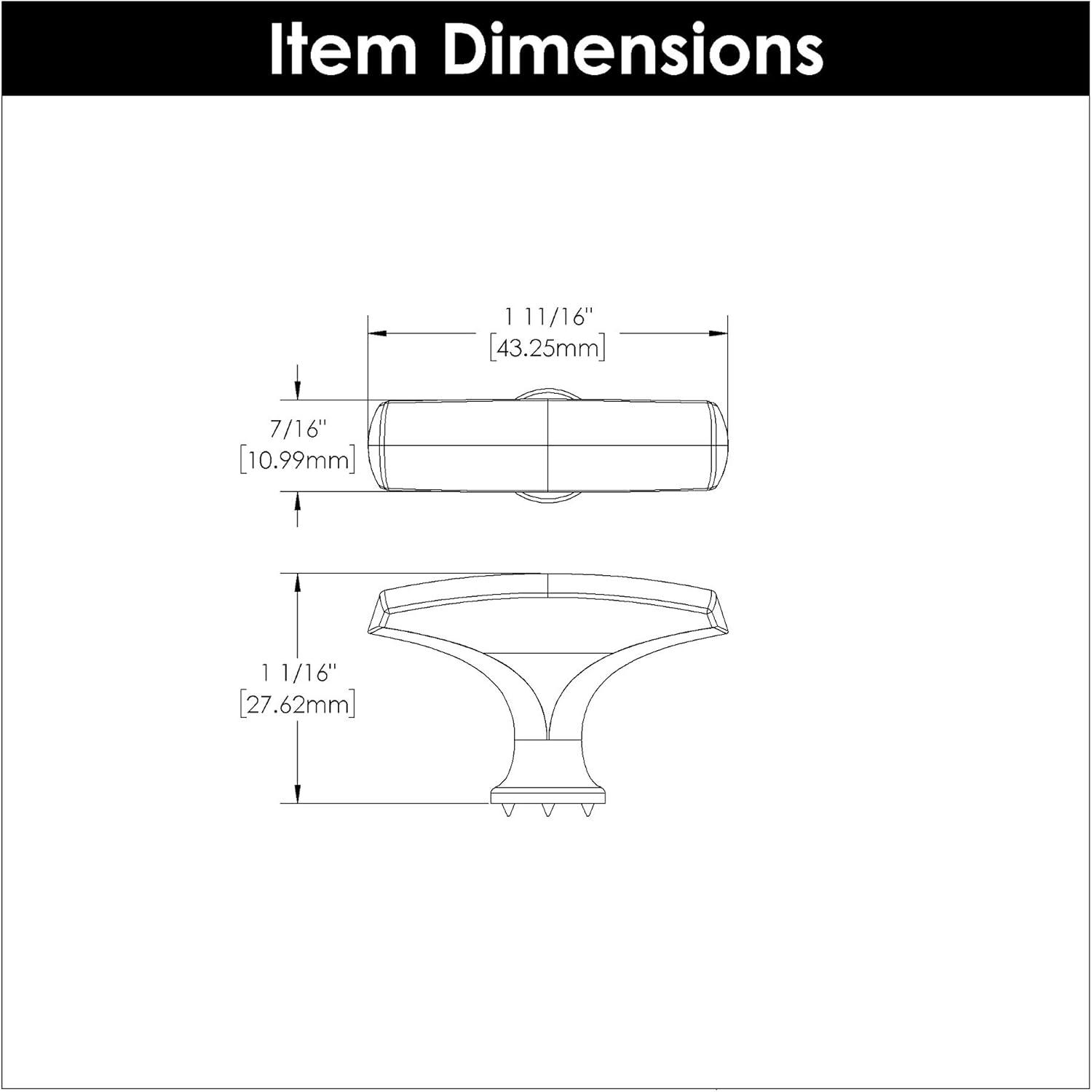 Greenwich 1 11/16" Length Bar Knob