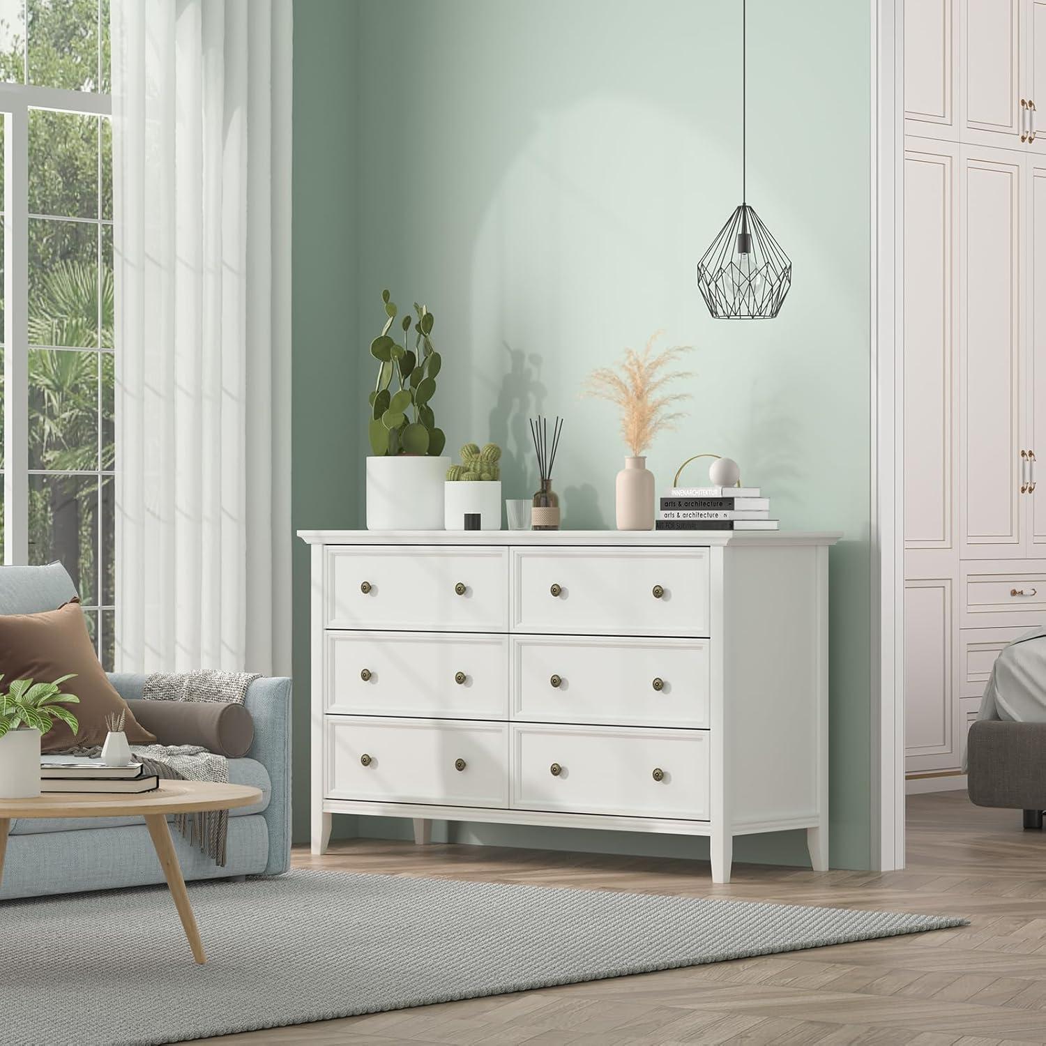 Decopom Modern 7 Drawers Dresser 7 Drawers Cabinet