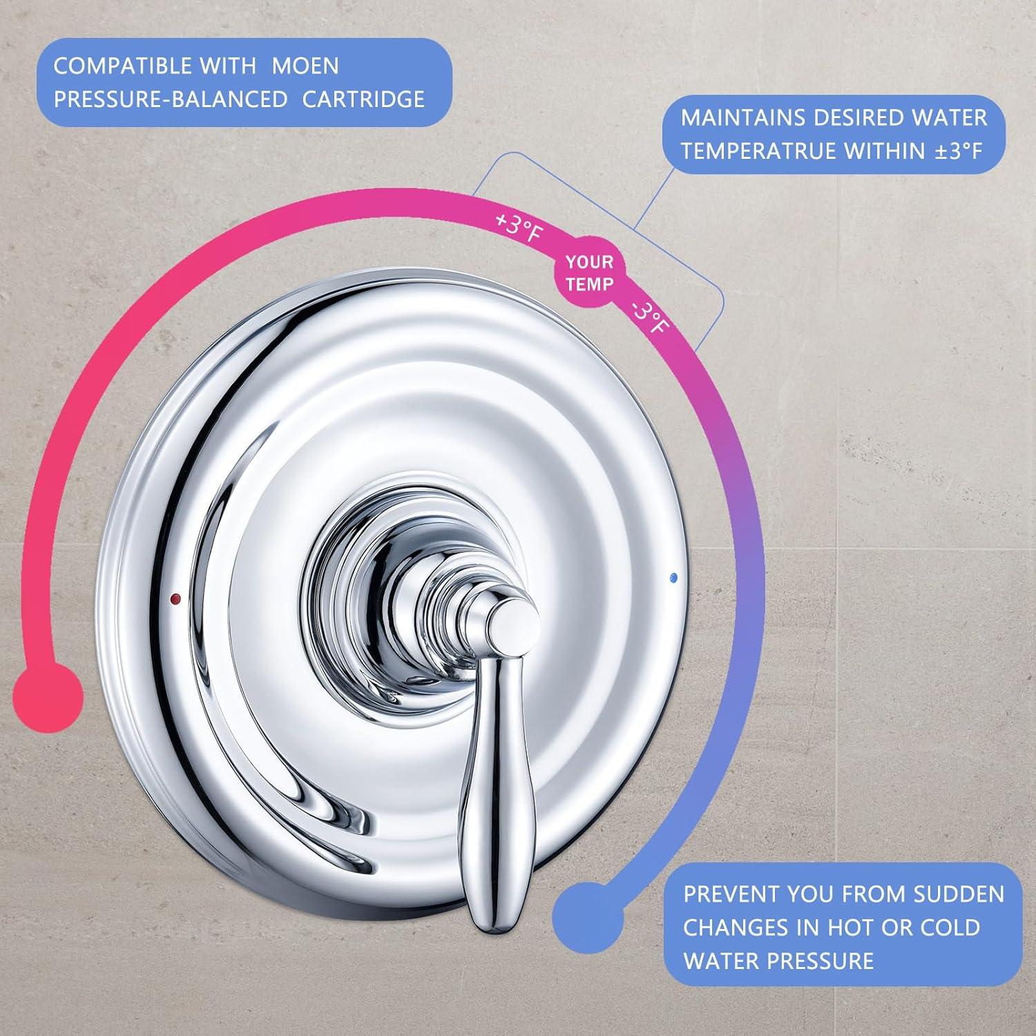Moen Chateau Lever 1-Handle Shower Valve Trim Kit