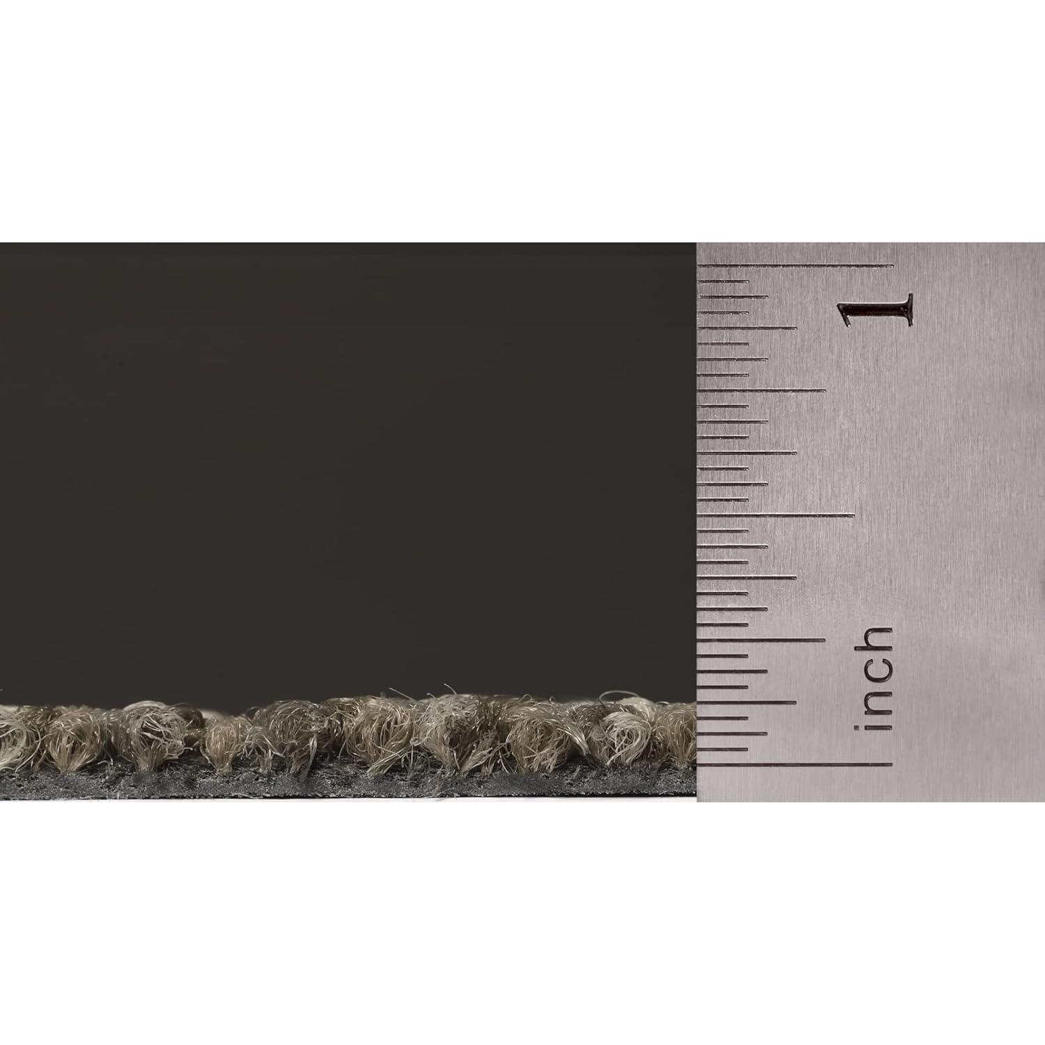 Elite 24" x 24" Gray Nylon Carpet Tile with Low Pile