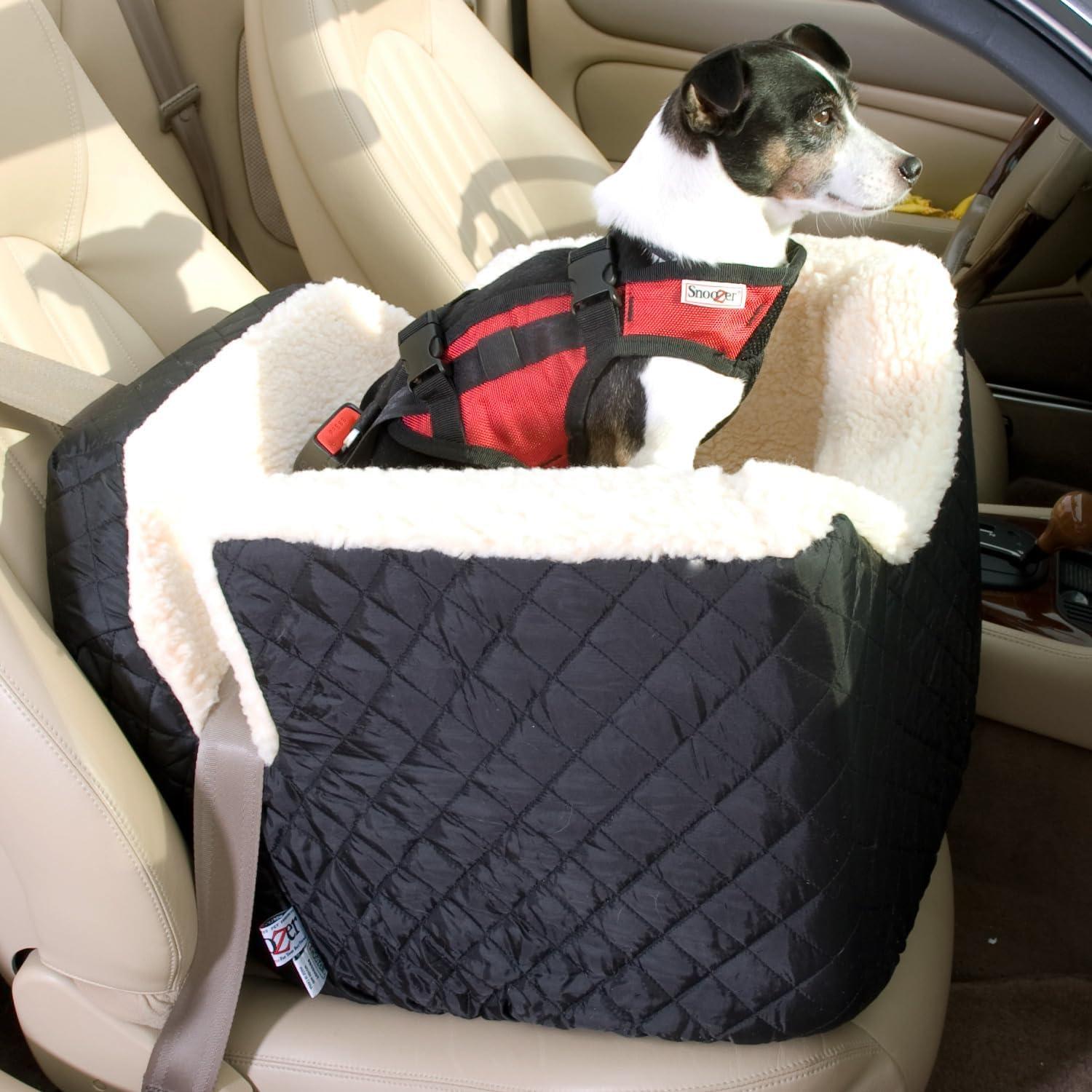 Snoozer Luxury Lookout I Dog Car Seat, Medium, Black