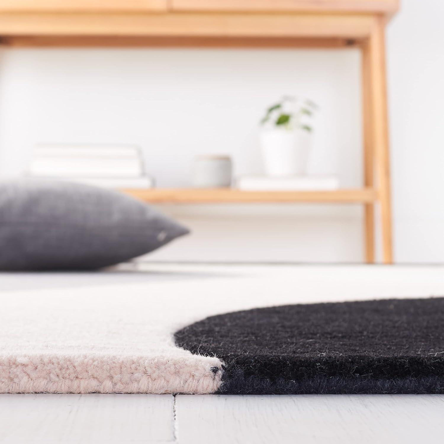 Rodeo Drive RD863 Hand Tufted Area Rug - Pink/Ivory - 3'x5' - Safavieh.