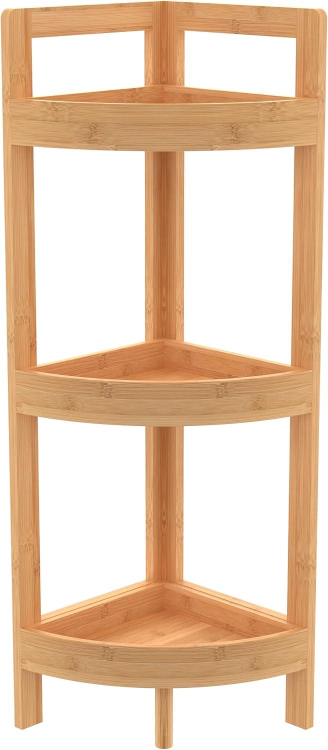 ClosetMaid 3-Tier Bamboo Corner Shelf - ClosetMaid