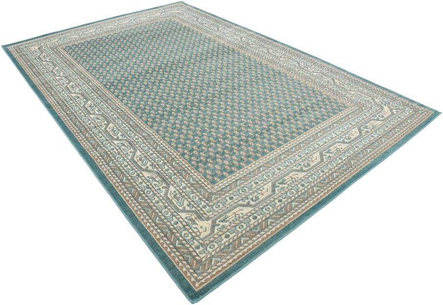 Williamsburg Allover Teal 6' 0 x 9' 0 Area Rug