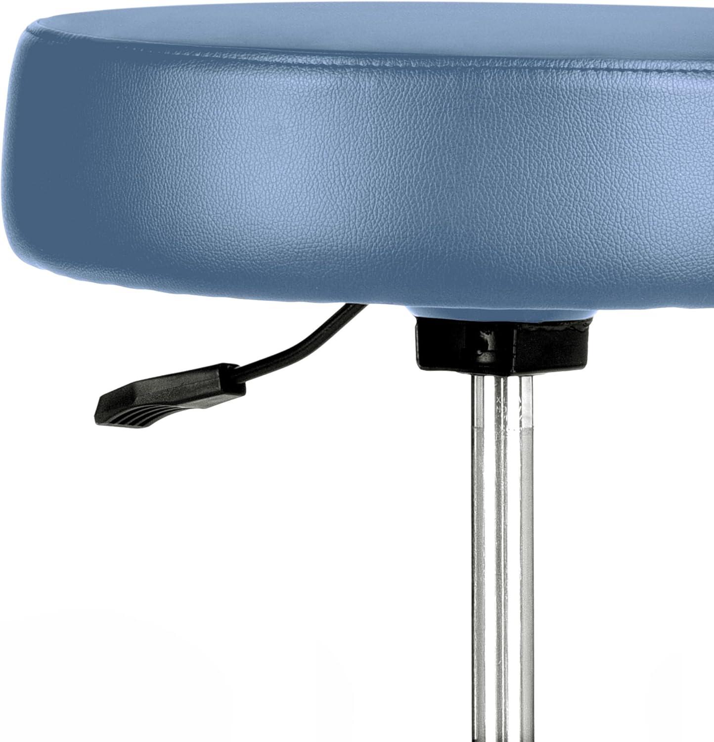 Adjustable Height Ergonomic Industrial Stool with Wheels