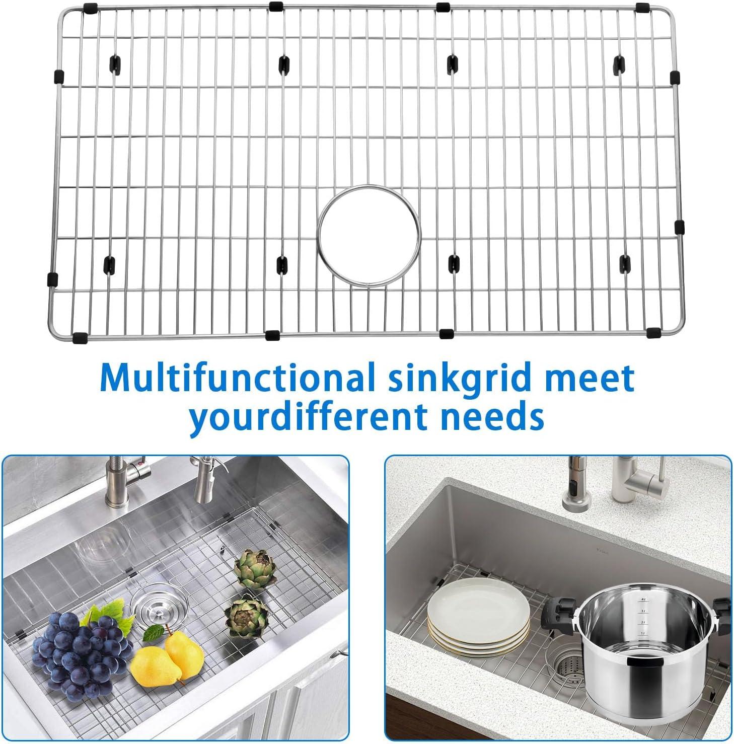 Elkay Crosstown Stainless Steel 26-3/8" x 14-3/8" x 1-1/4" Bottom Grid