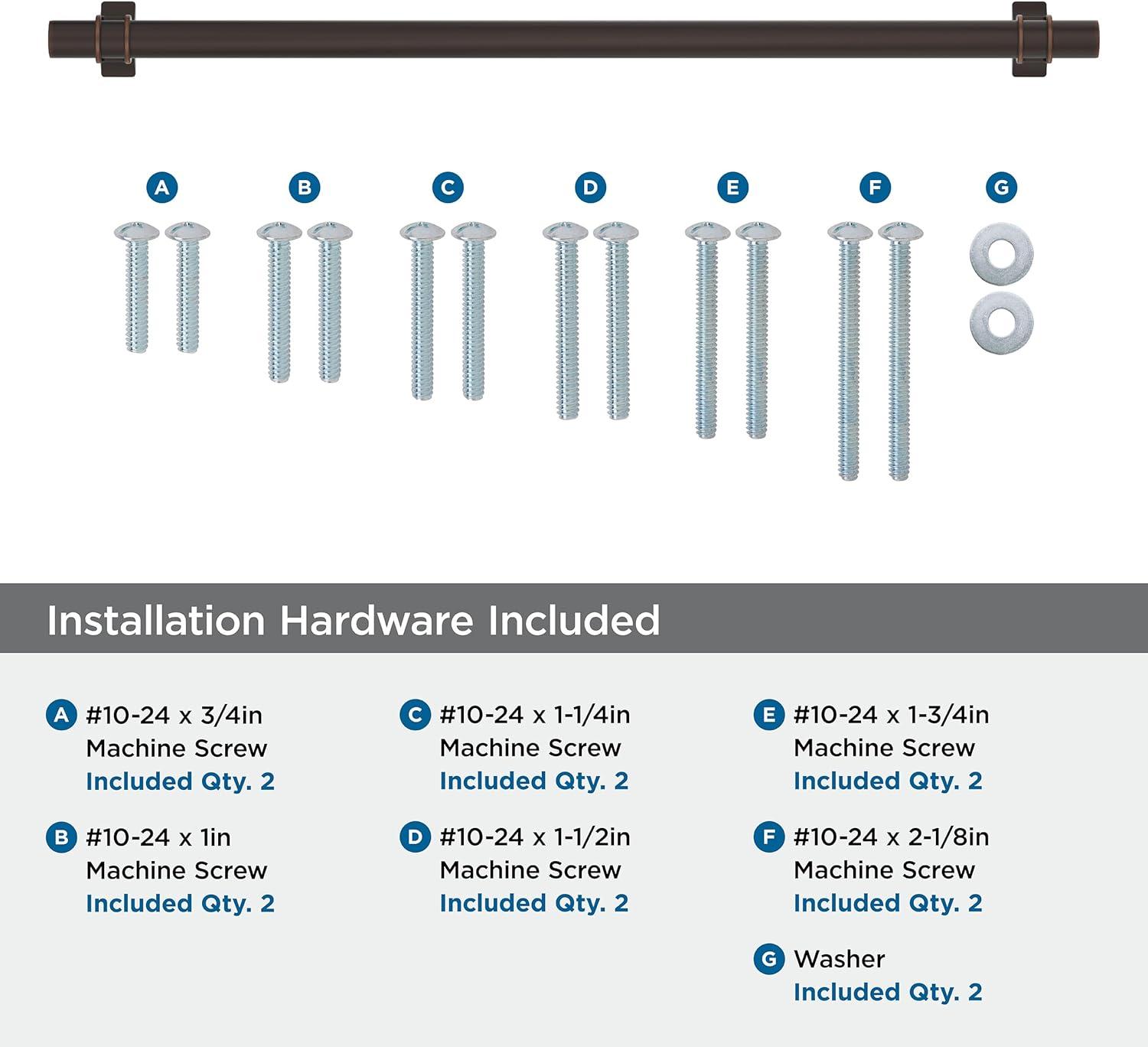 Amerock Davenport 18 inch (457mm) Center-to-Center Oil-Rubbed Bronze Appliance Pull